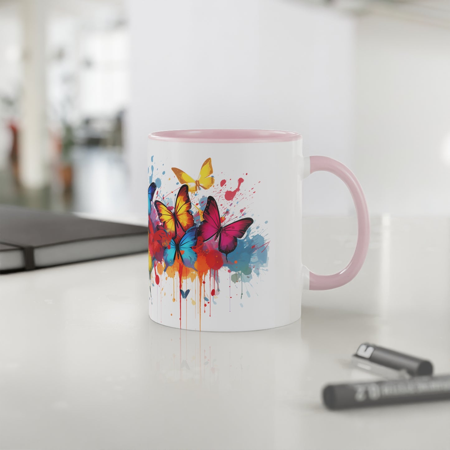 Elegant Butterflies Mug - Embrace the Beauty of Nature with Every Sip - EU