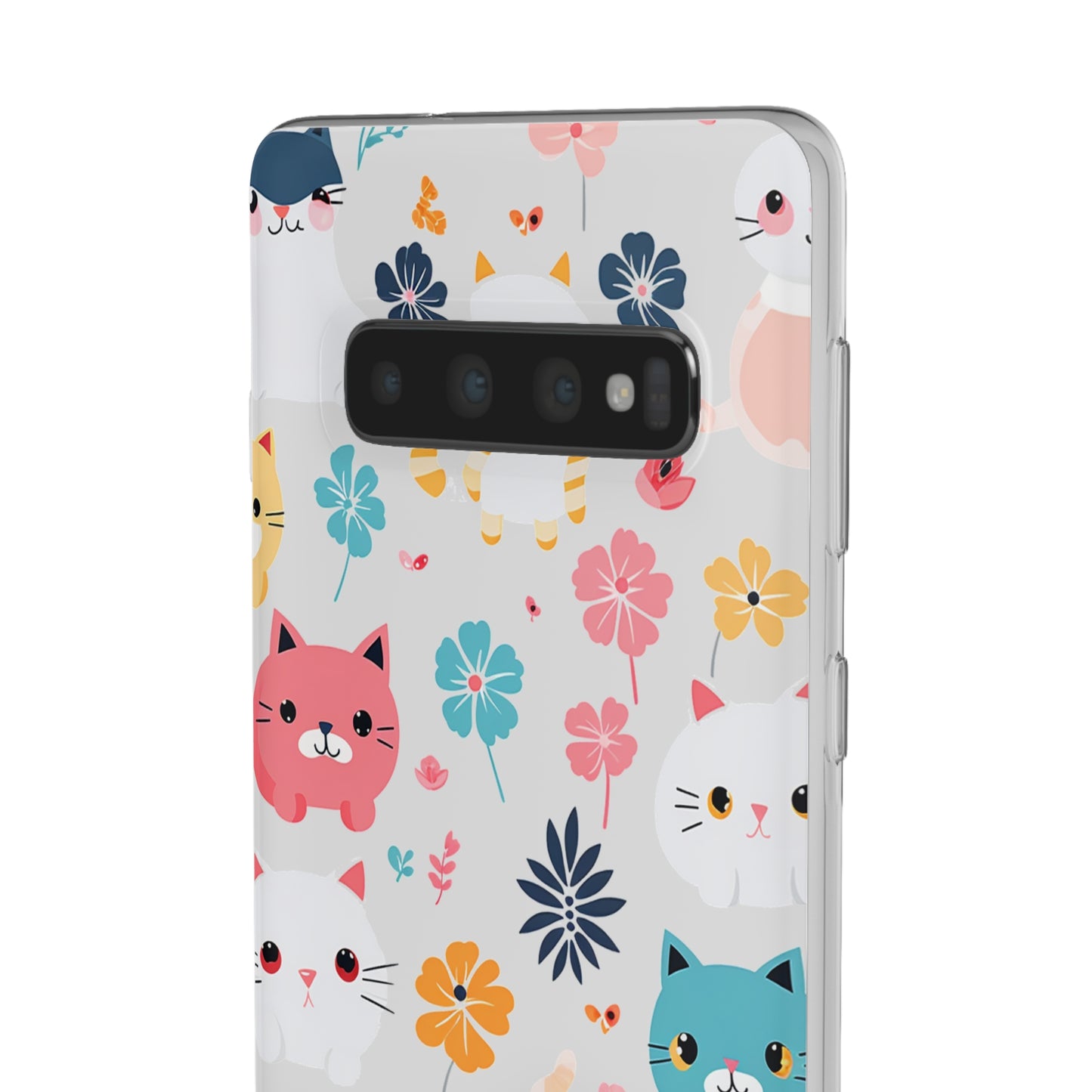 Playful Kittens: Flexi Transparent Phone Case
