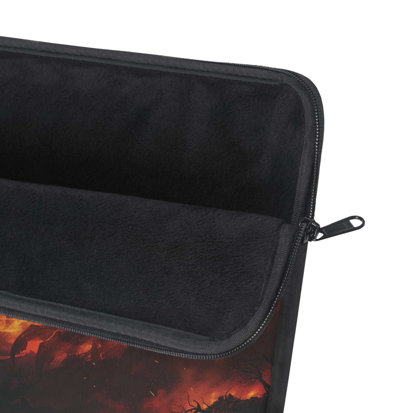 Unleash the Power: Gigantic Fire Dragon Laptop Sleeve