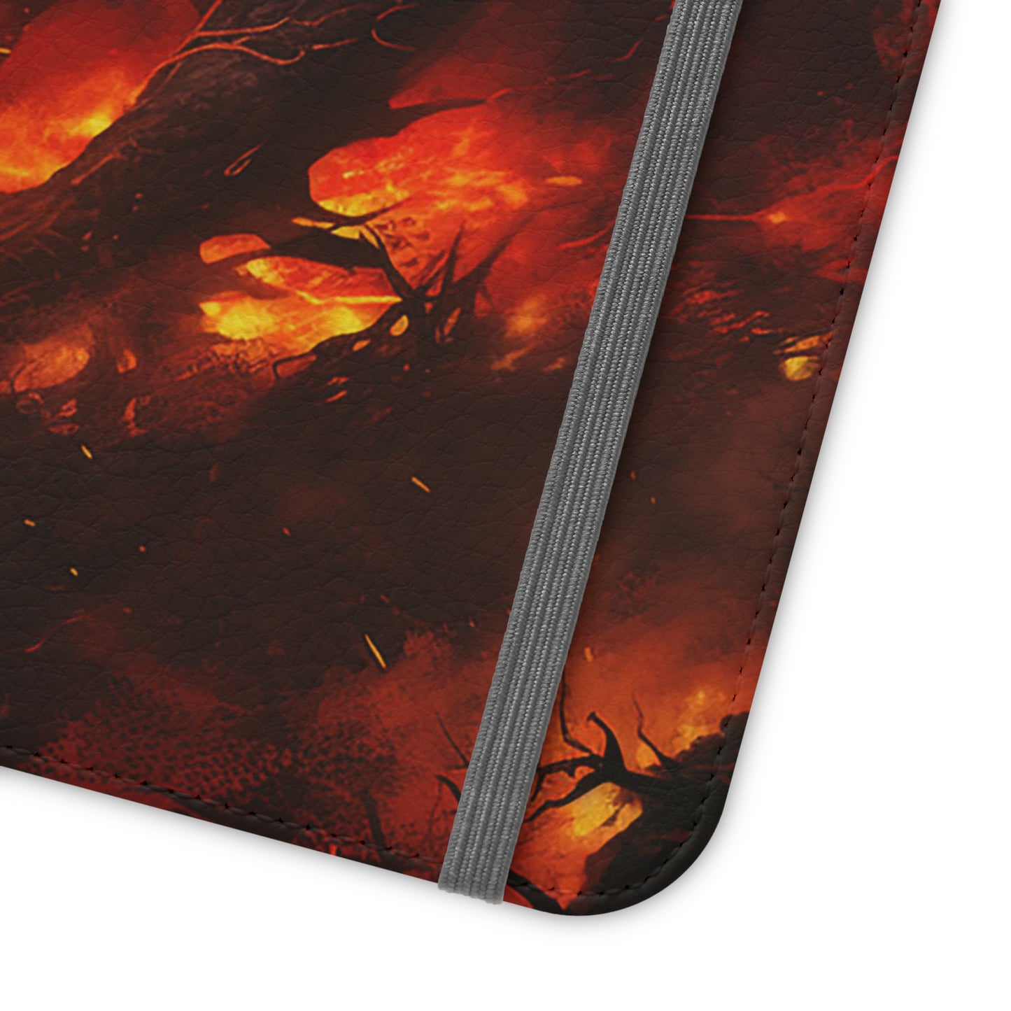 Apocalyptic Red Dragon Flip Phone Case