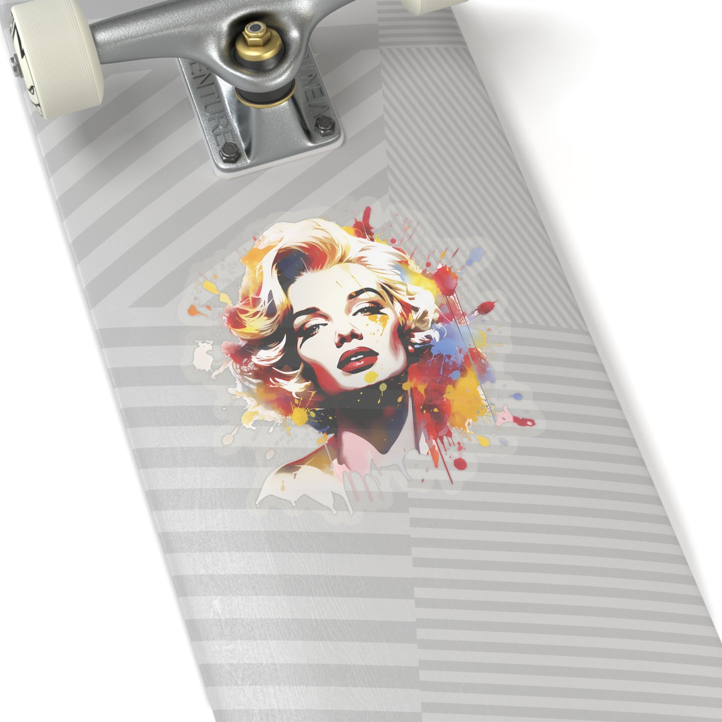 Marilyn Monroe Sticker in Watercolor Style
