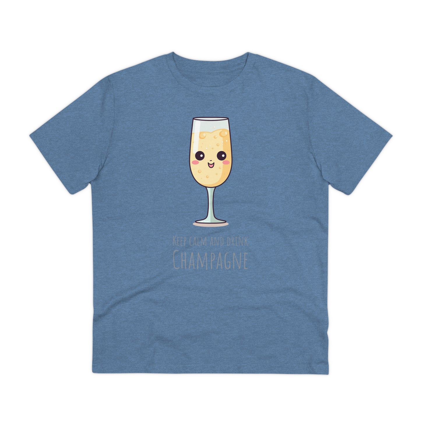 Keep Calm and Drink Champagne T-Shirt - Eco-Friendly Design