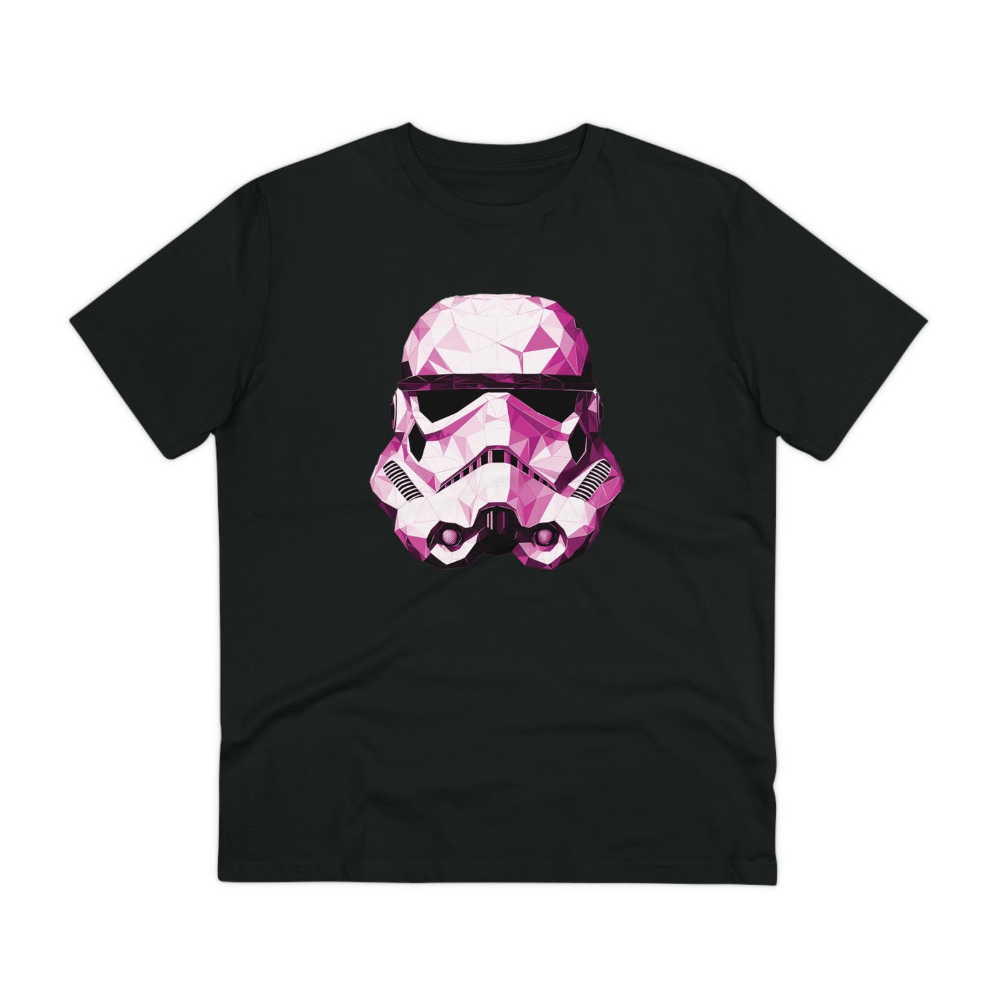 Stormtrooper Polygonal T-Shirt Pink Edition - Embrace Galactic Precision