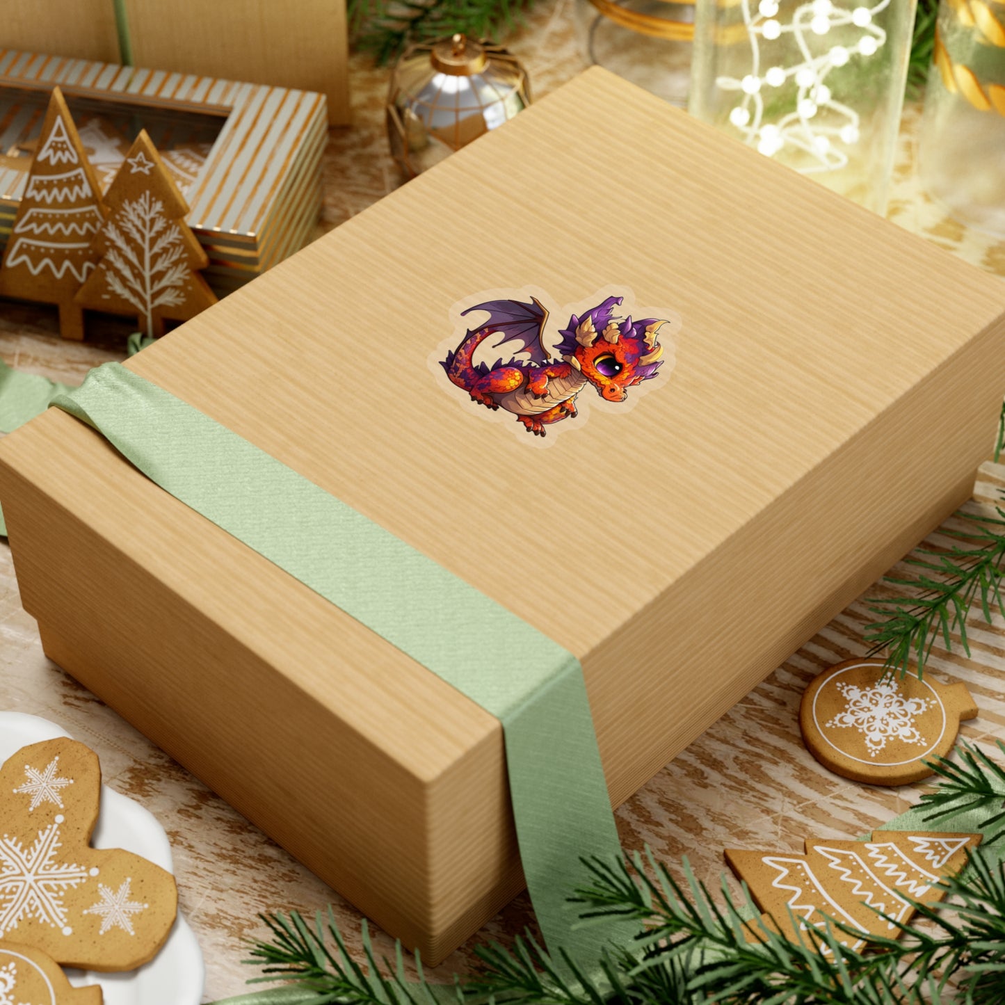 Kawaii Red Dragon Sticker - Add Some Cute and Unique Style to Your Tech
