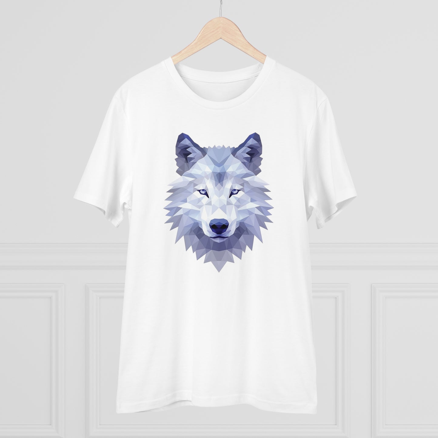 Wolf Polygonal T-Shirt - Embrace Wild Harmony