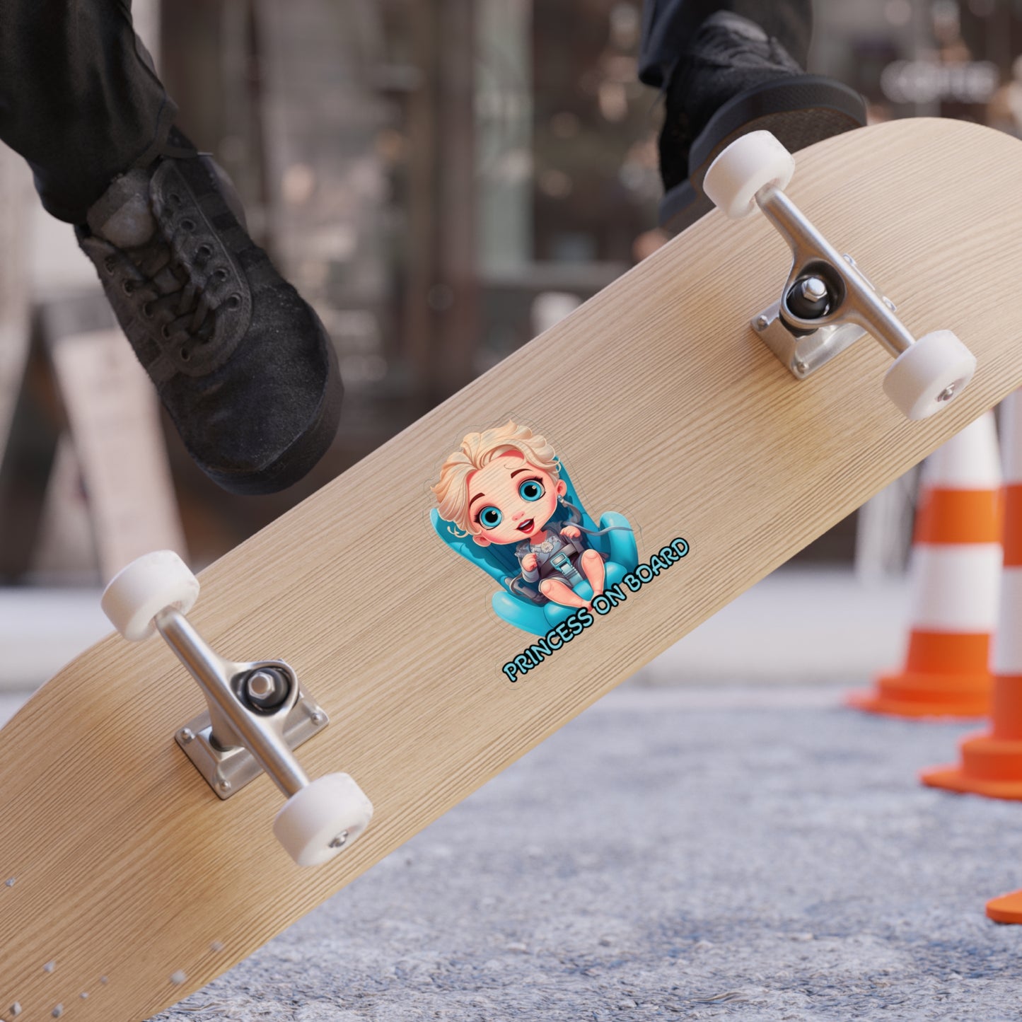 Baby on Board Car Sticker with Baby Elsa - Ride Along with Frozen Magic