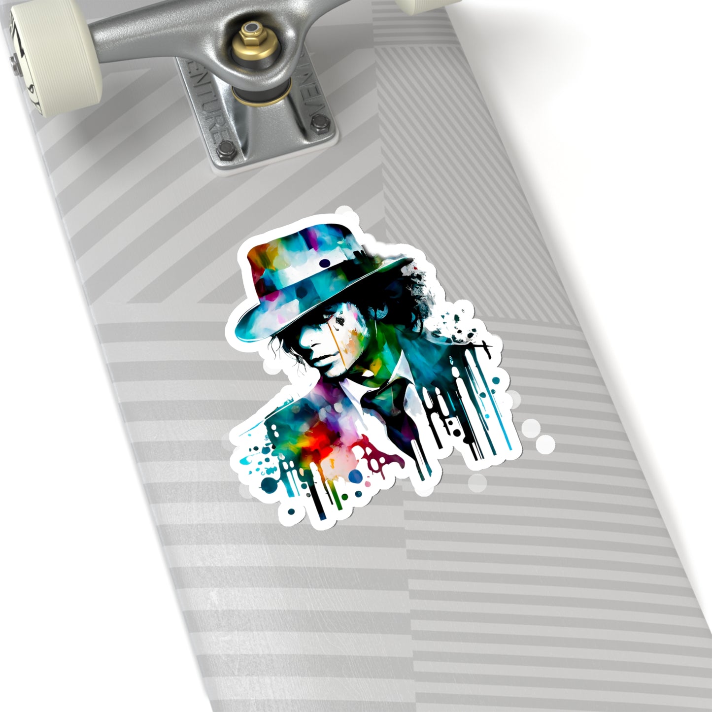 Michael Jackson Transparent Sticker - Add Some Pop and Iconic Style to Your Tech