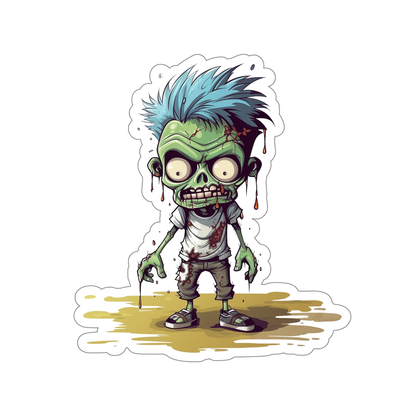 Halloween Special: Zombie Boy Sticker
