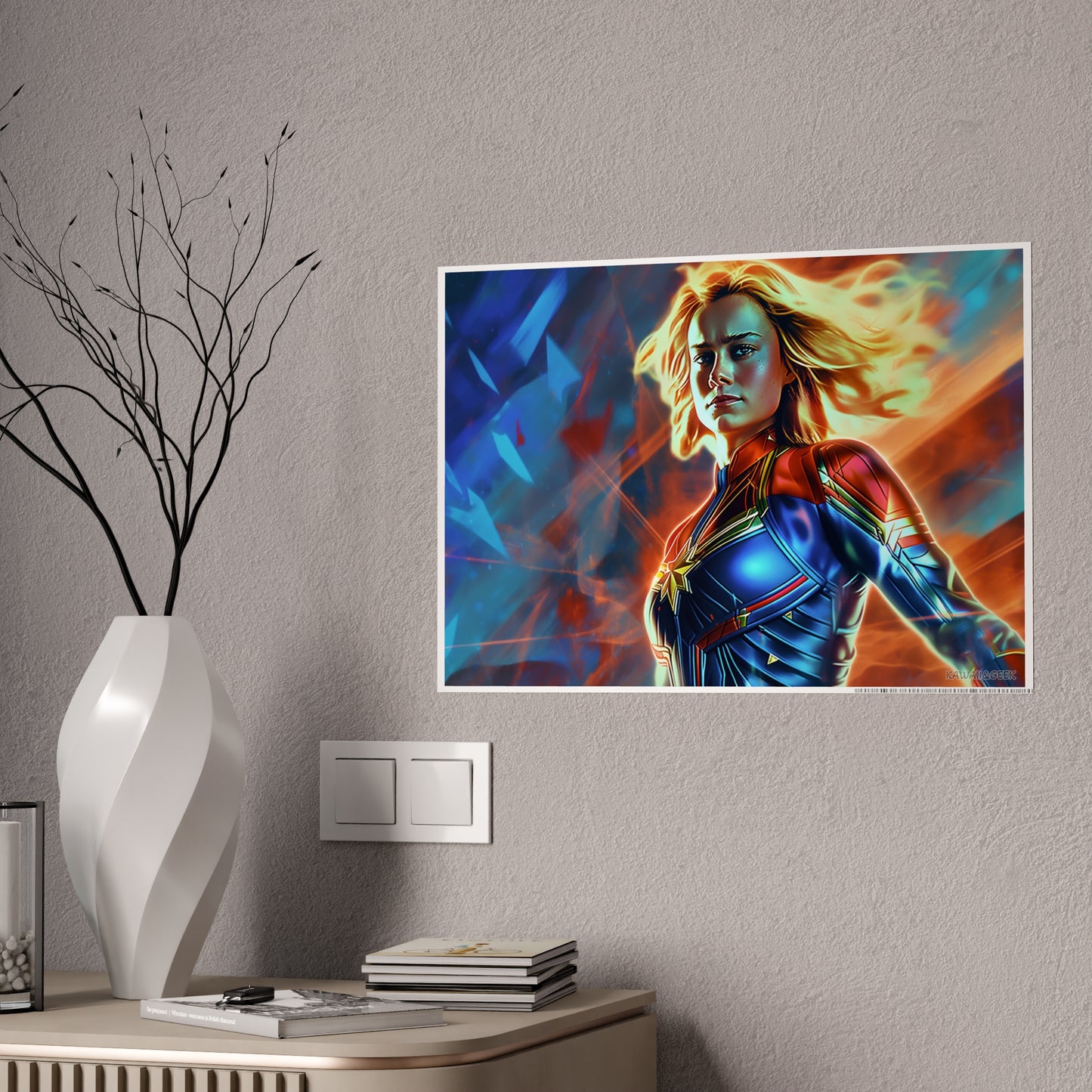 Captain Marvel Poster - Empower Your Space with Marvel's Mighty Heroine - Avengers