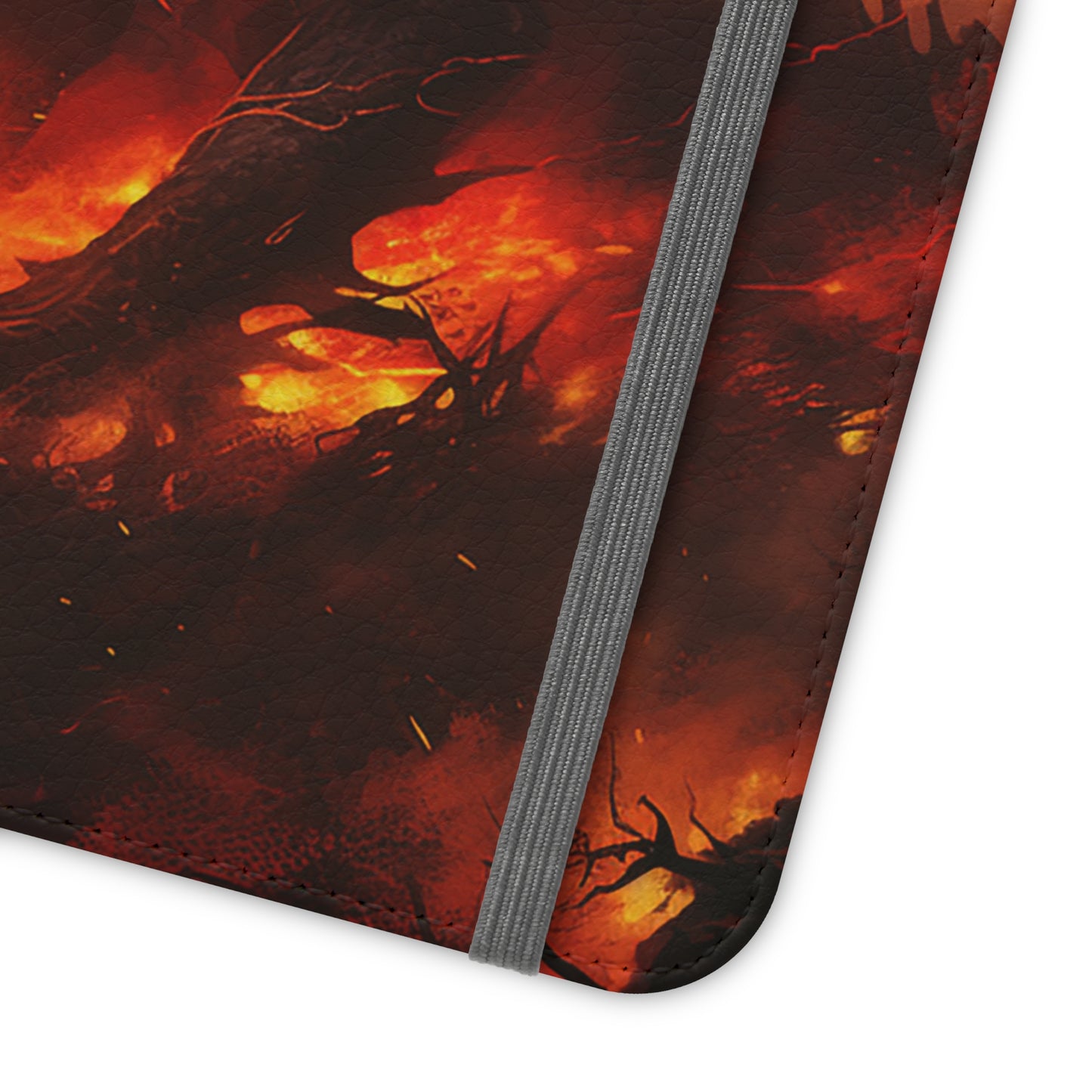 Apocalyptic Red Dragon Flip Phone Case