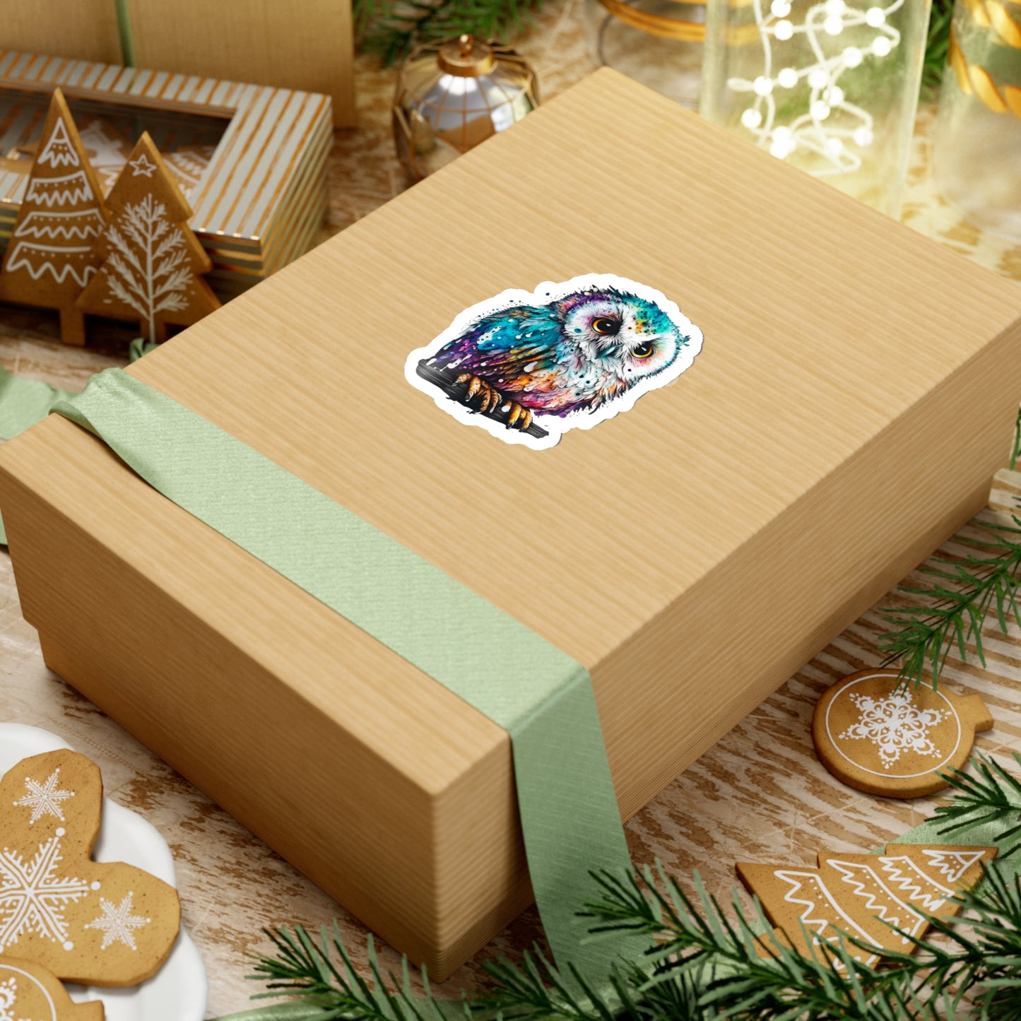 White Owl Sticker - Add Some Adorable and Unique Style to Your Tech