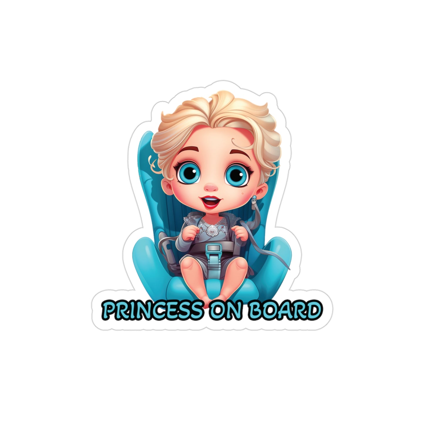 Baby on Board Car Sticker with Baby Elsa - Ride Along with Frozen Magic