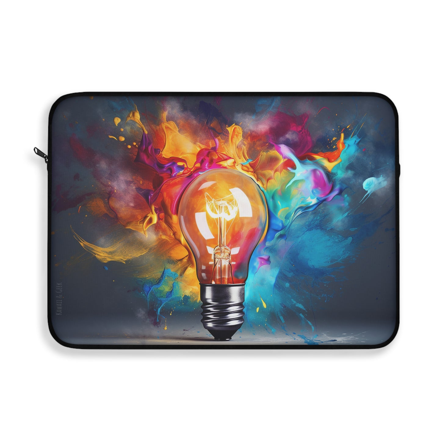 Innovative Color Burst Lightbulb Premium Laptop Sleeve