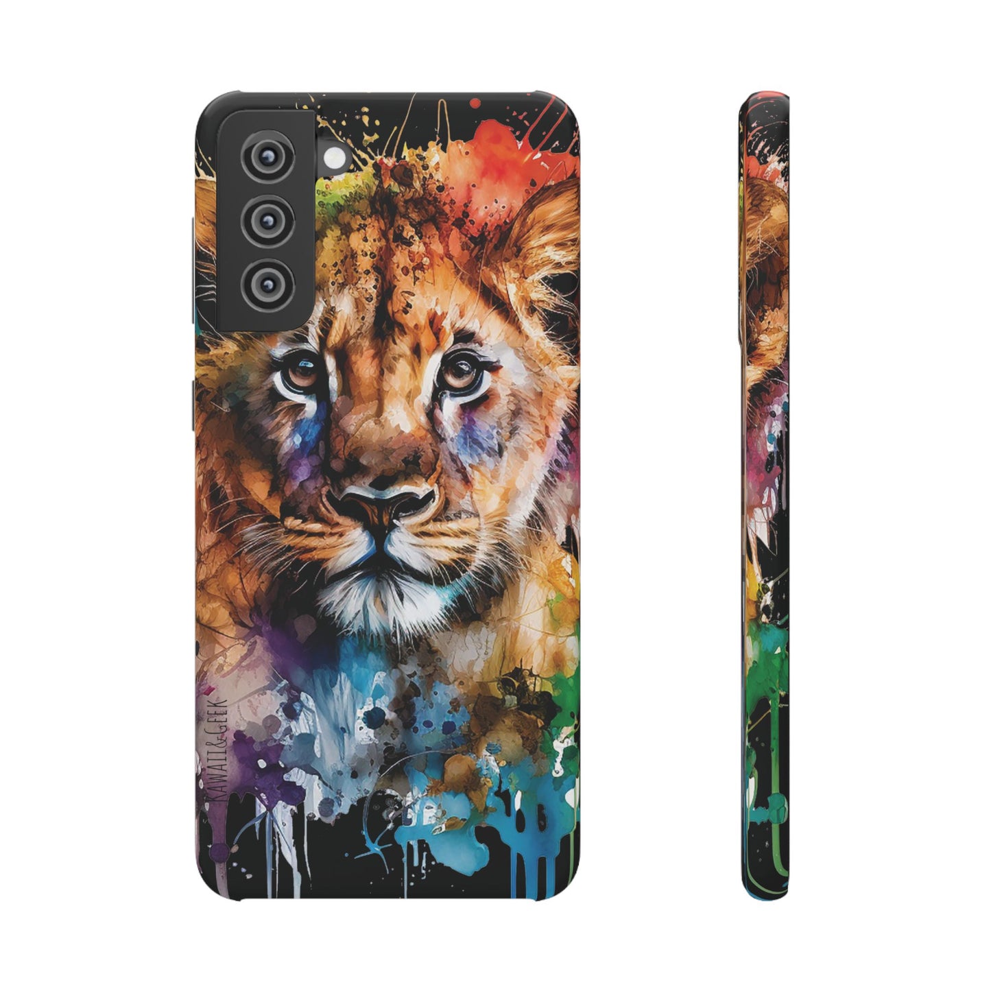 Phone Case Watercolor Lion Cub