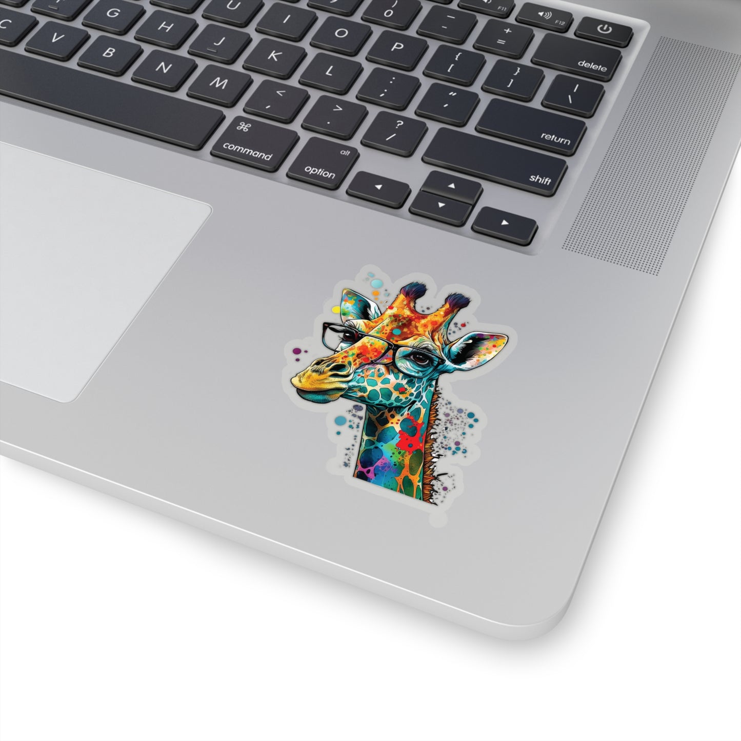 Giraffe Sticker - Add Some Pop-Art and Watercolor Style to Your Tech