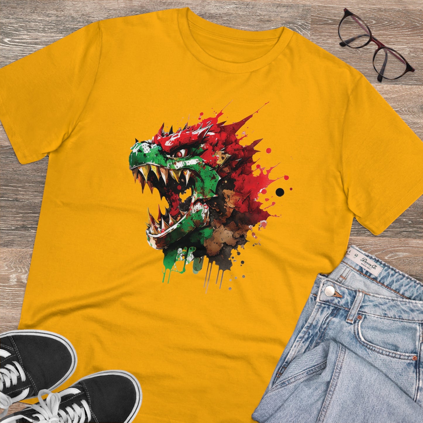 B-owser Unisex T-Shirt - Add Some Artistic and Sustainable Style to Your Wardrobe - Mario