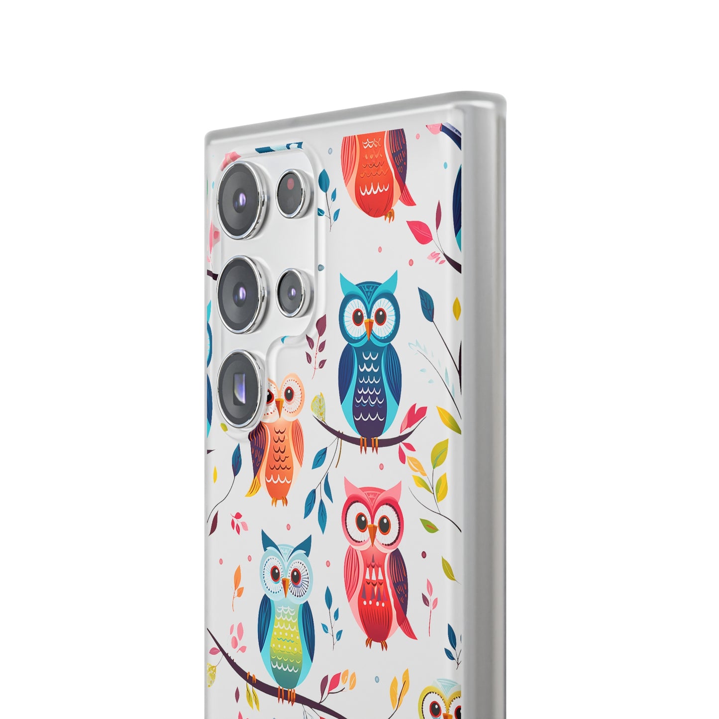 Whimsical Owl Flexi and Transparent Phone Case