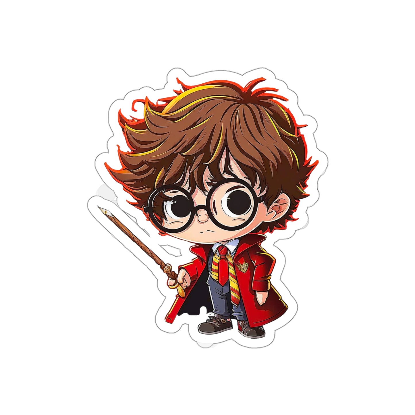 Kawaii Harry Potter Sticker - Add Some Cute and Magical Style to Your Tech
