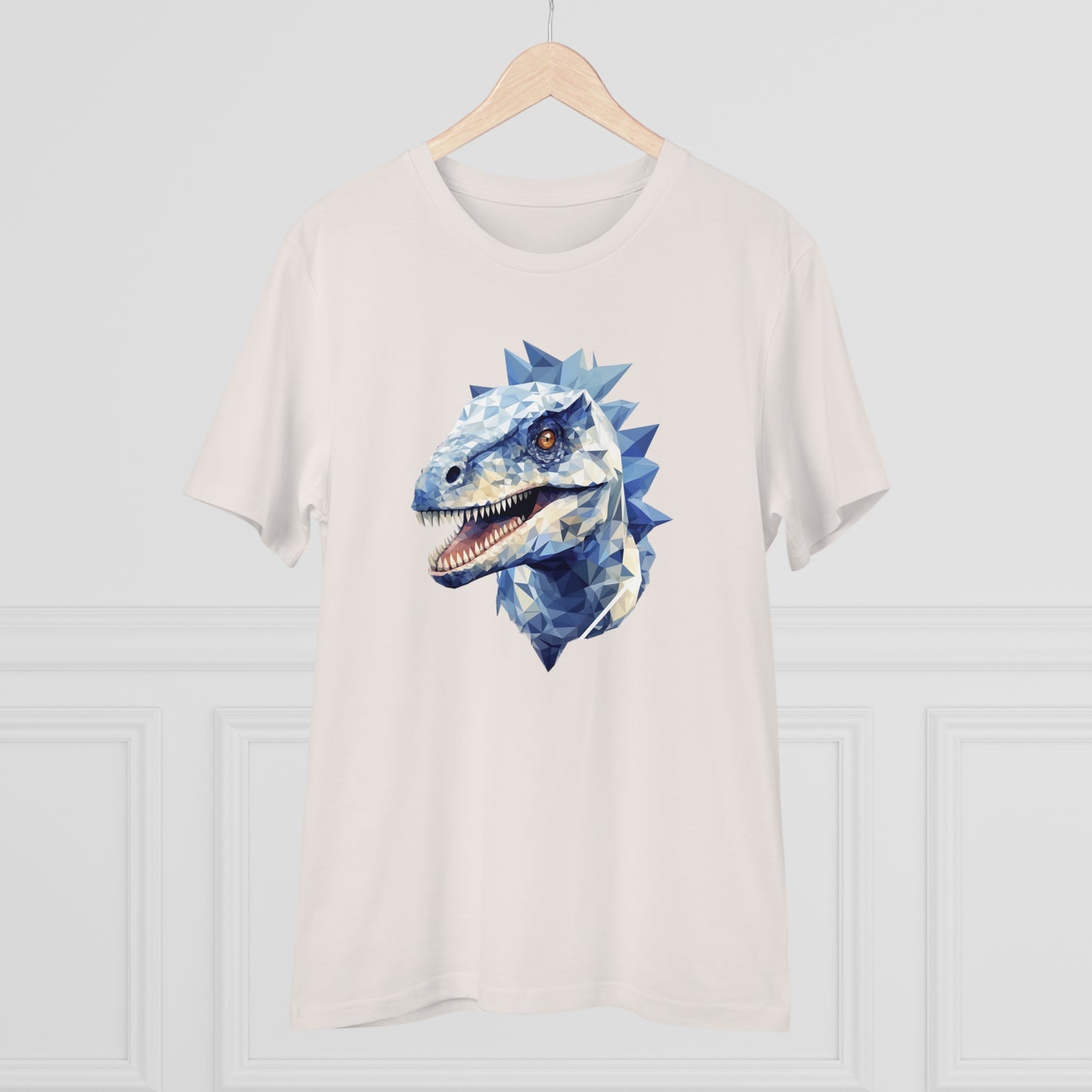 Velociraptor Polygonal T-Shirt - Embrace Fierce Jurassic Style