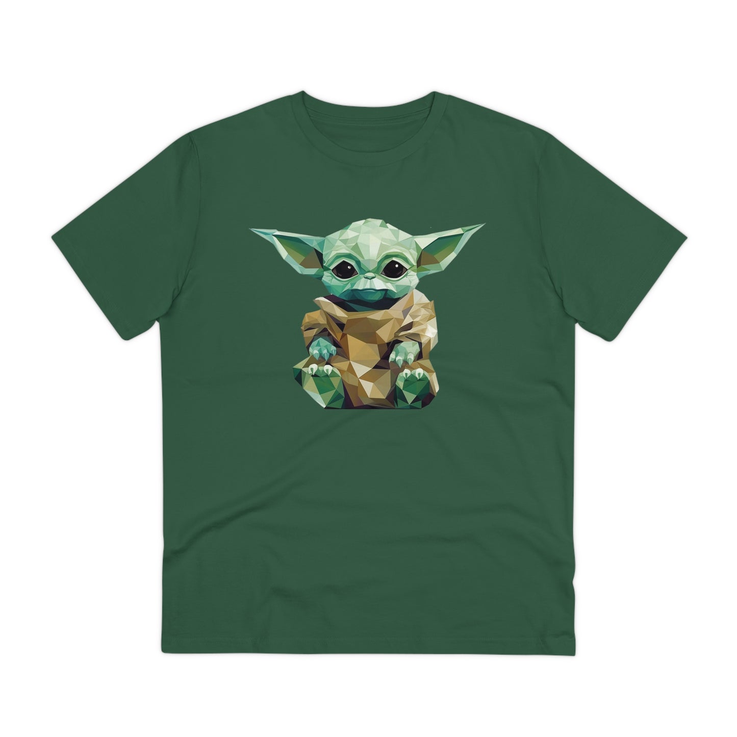 Baby Yoda Grogu Polygonal T-Shirt - Embrace Adorable Force - Star Wars