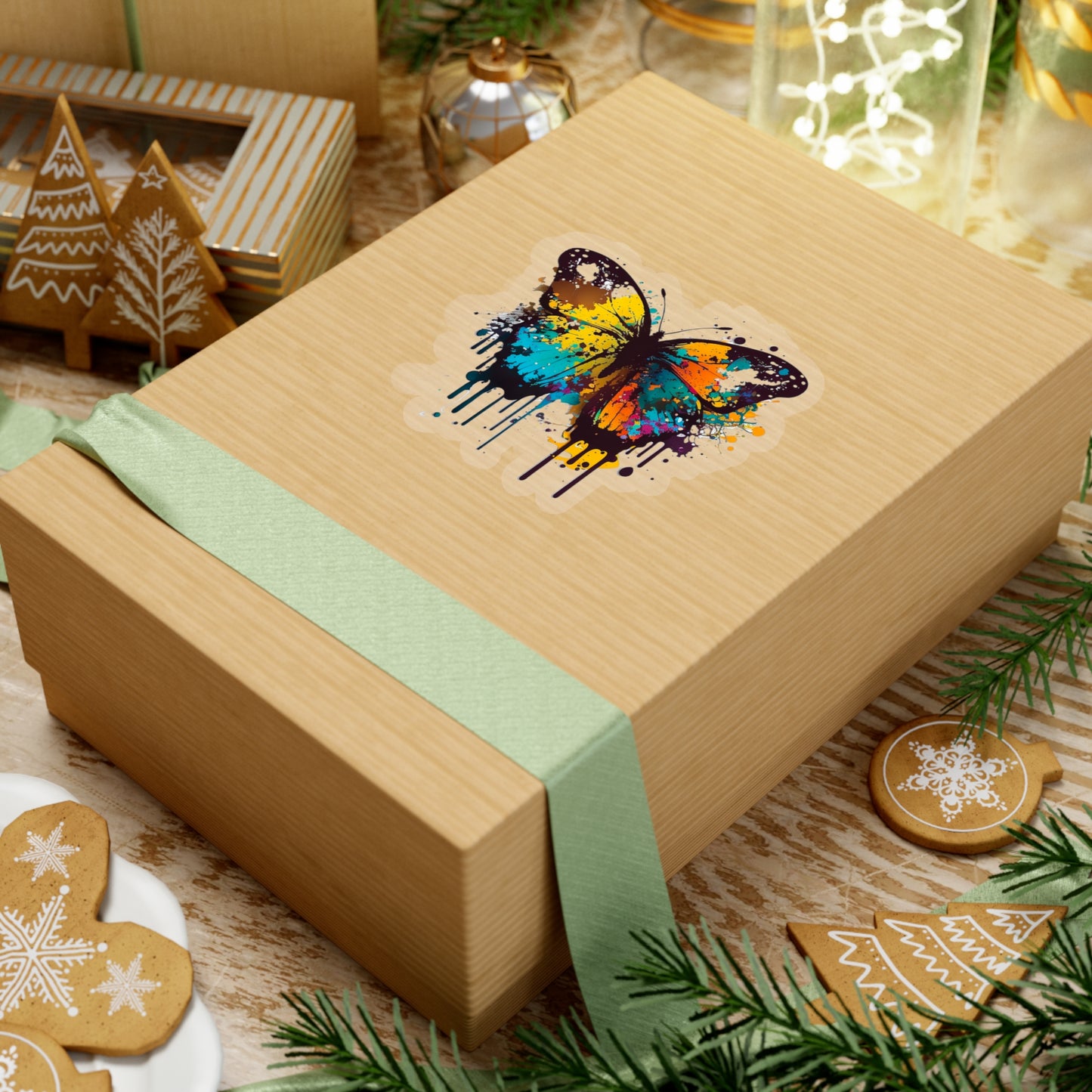 Watercolor Butterfly Sticker - Add Some Beautiful and Unique Style to Your Tech
