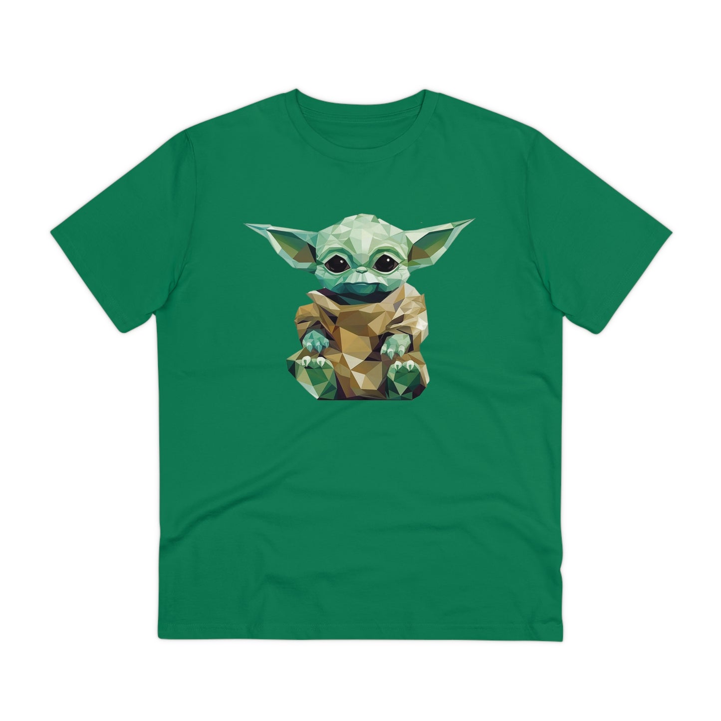 Baby Yoda Grogu Polygonal T-Shirt - Embrace Adorable Force - Star Wars