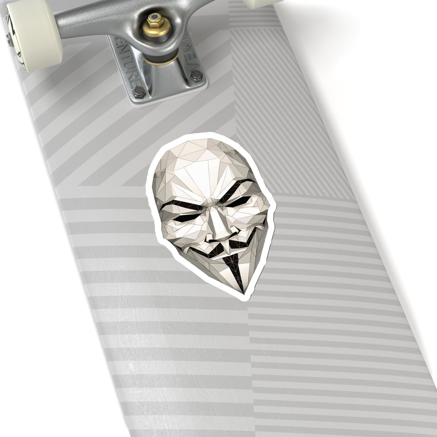 V for Vendetta Mask Sticker - Embrace Freedom's Masked Avenger