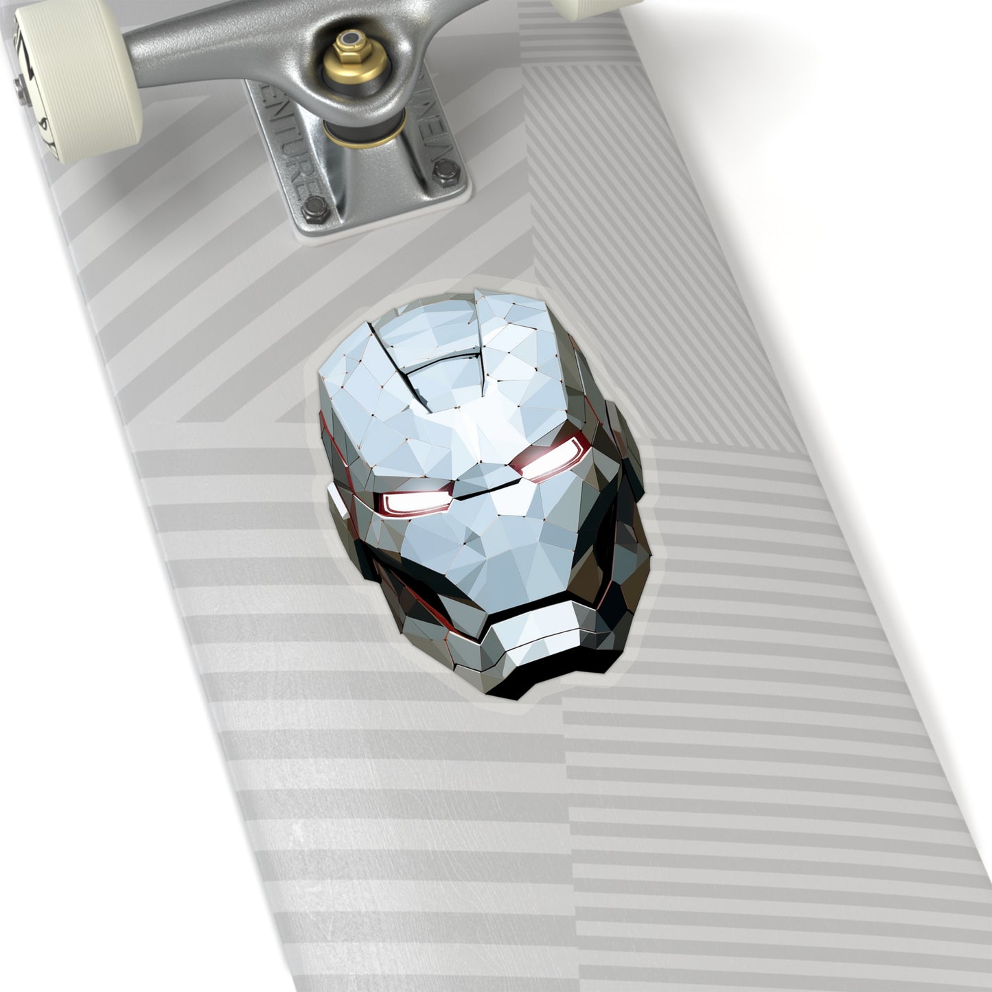 Iron Man Sticker - Unleash the Power of Geometry