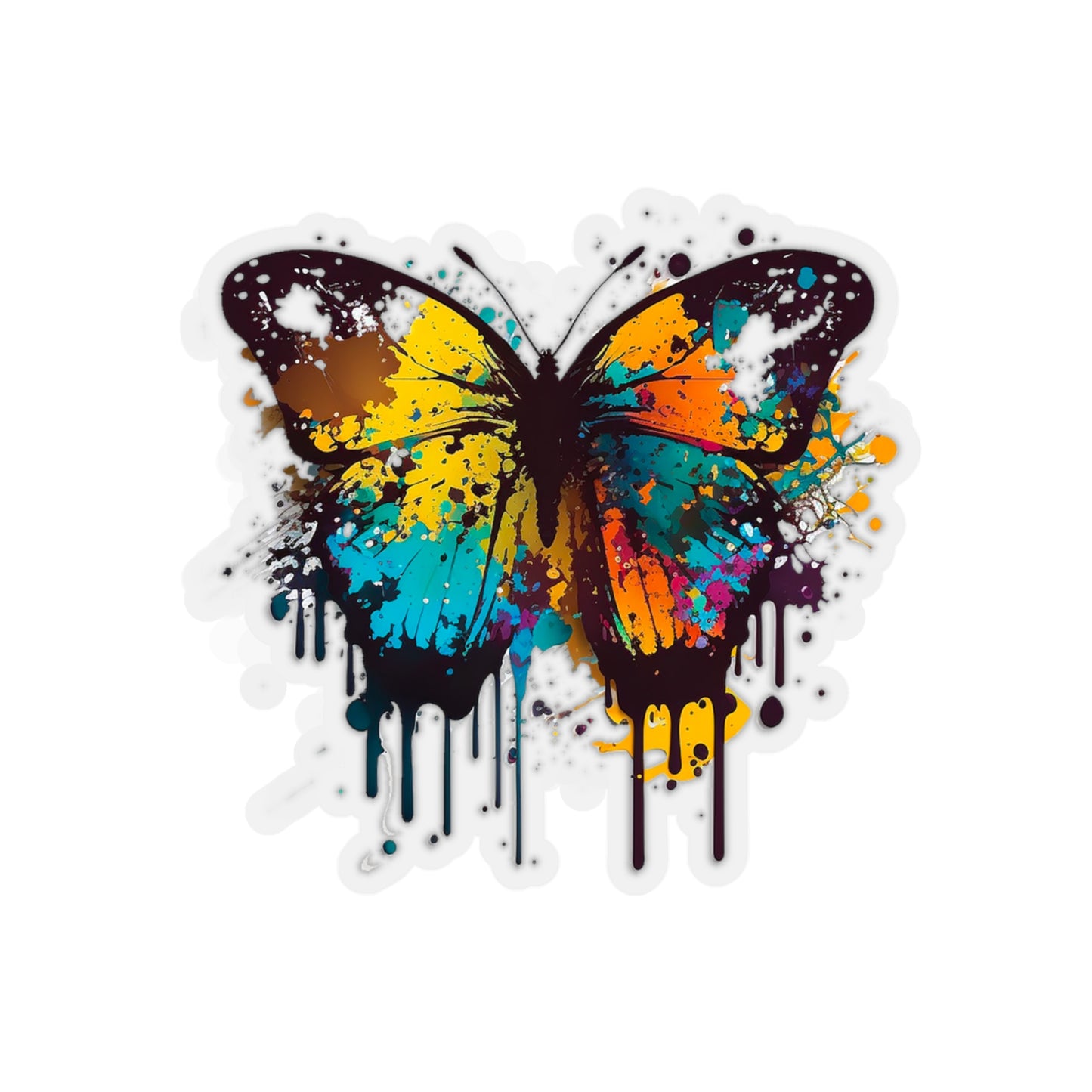 Watercolor Butterfly Sticker - Add Some Beautiful and Unique Style to Your Tech