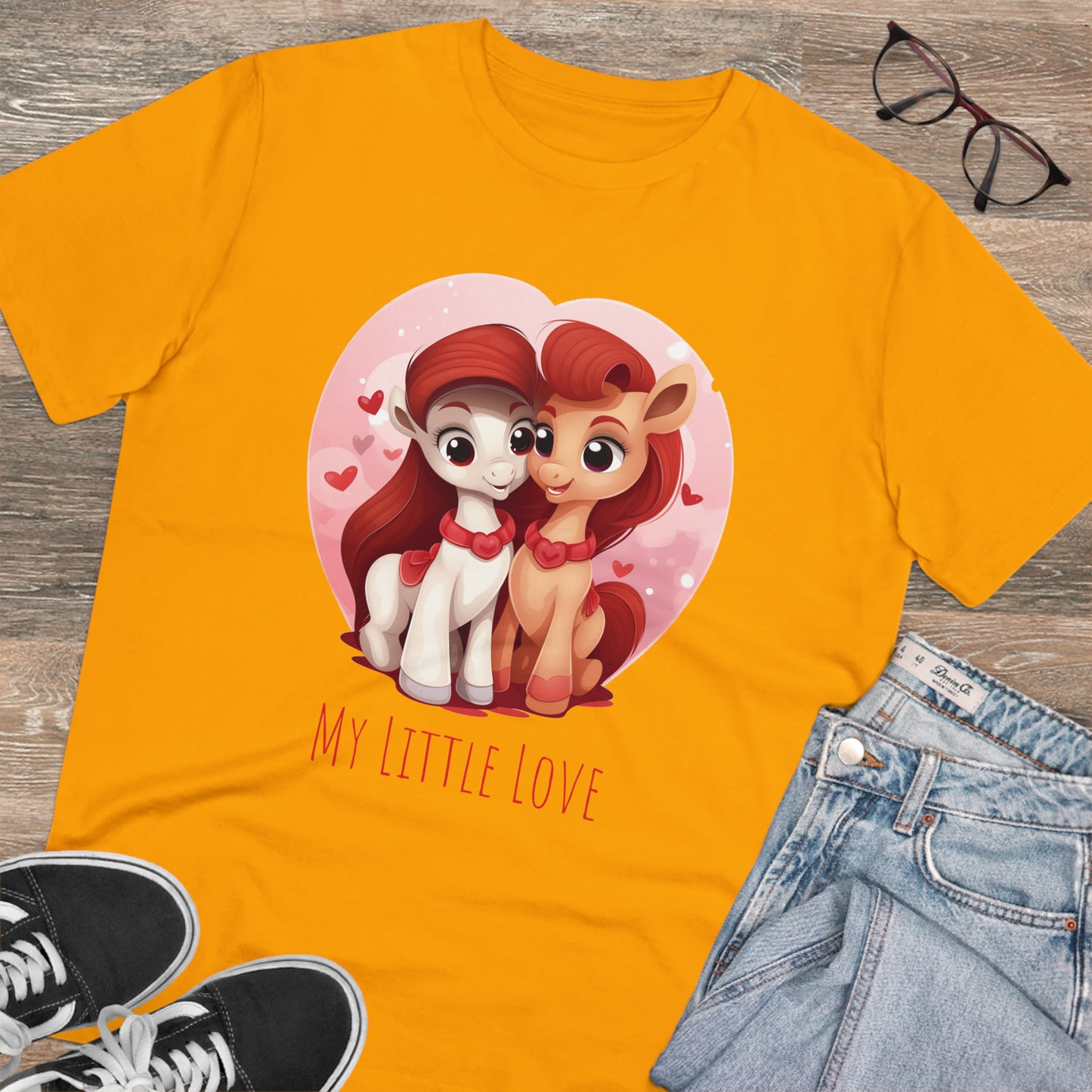 Eco-Friendly My Little Pony-Style Couple T-shirt - Valentine's Special