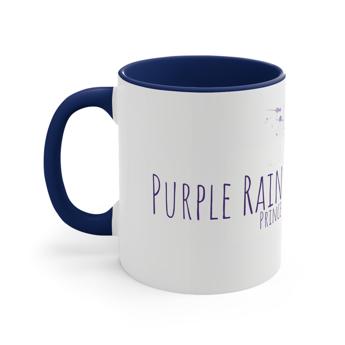 Prince Geometric Bicolor Mug - Celebrate the Iconic 'Purple Rain'