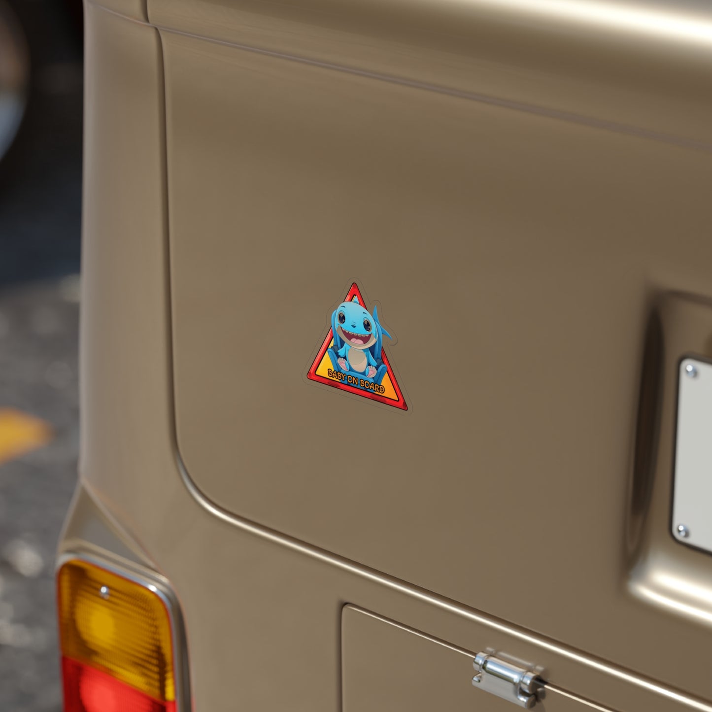 Baby on Board Car Sticker - Baby Shark - Swimming Safely Together