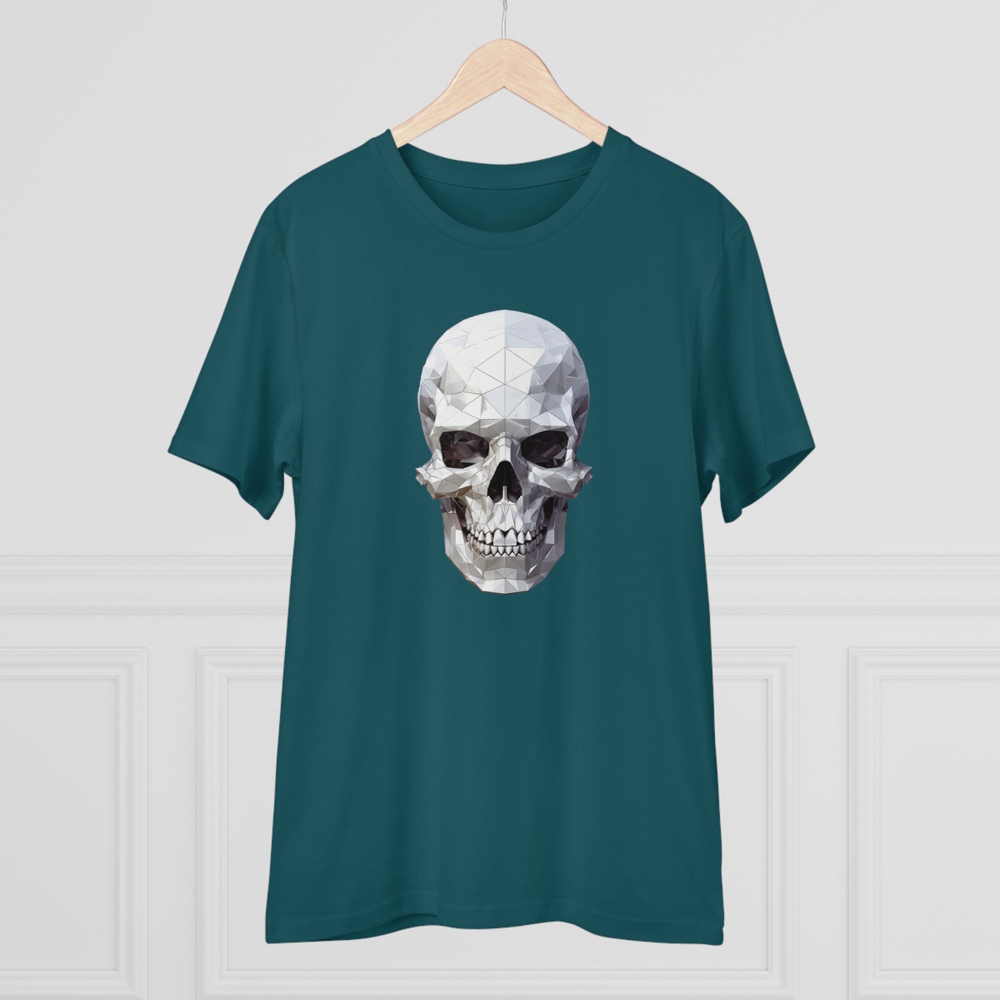 Skull Polygonal T-Shirt - Embrace Edgy Style