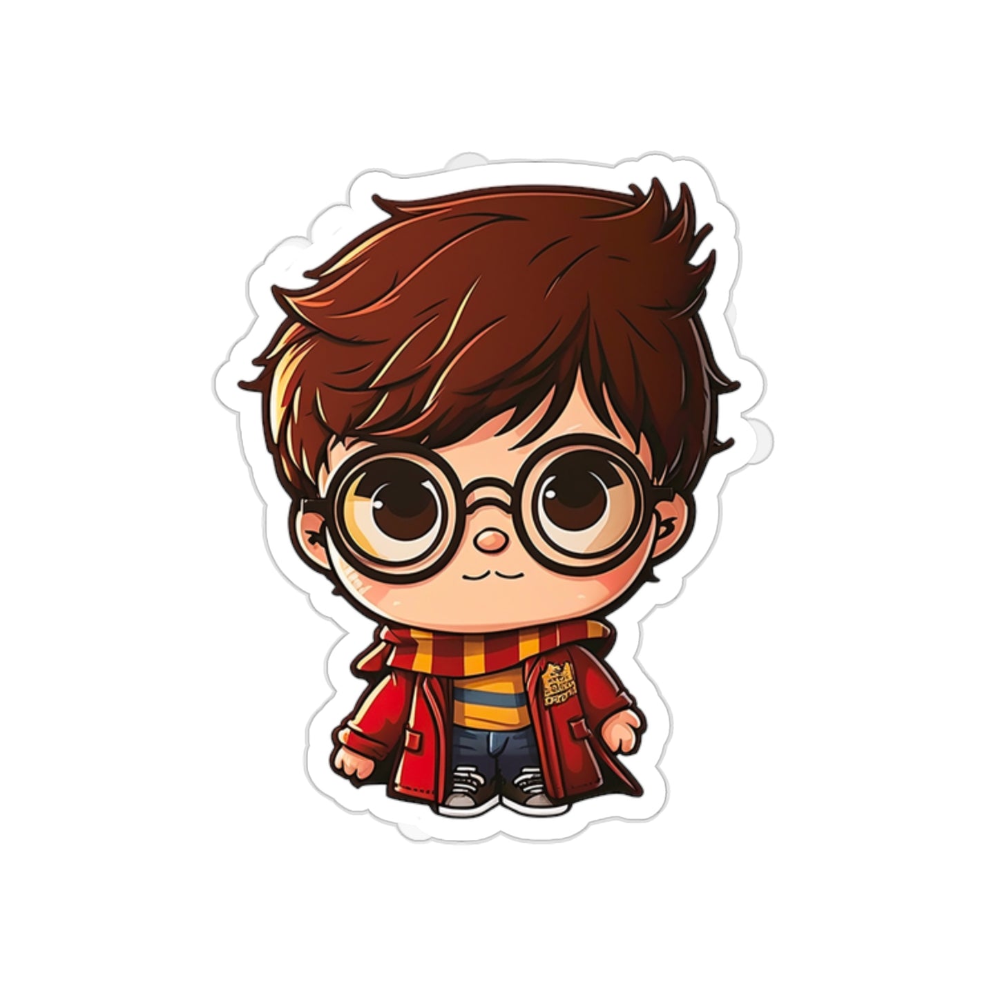 Kawaii Harry Potter Sticker - Add Some Cute and Magical Style to Your Tech