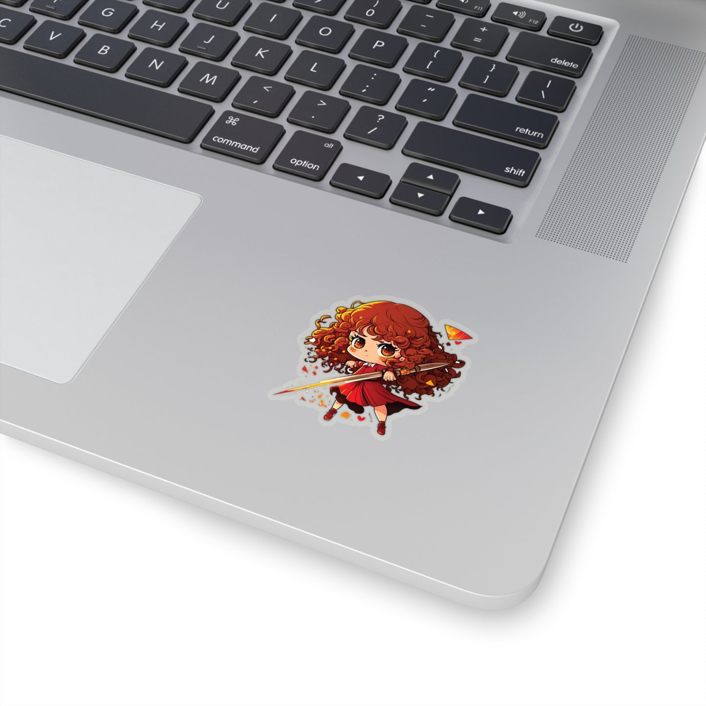 Hermione Granger Sticker ready for battle - Add Some Cute and Magical Style to Your Tech - Harry Potter