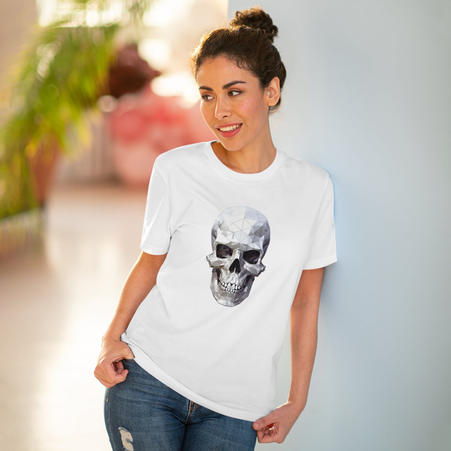 Skull Polygonal T-Shirt - Embrace Edgy Style