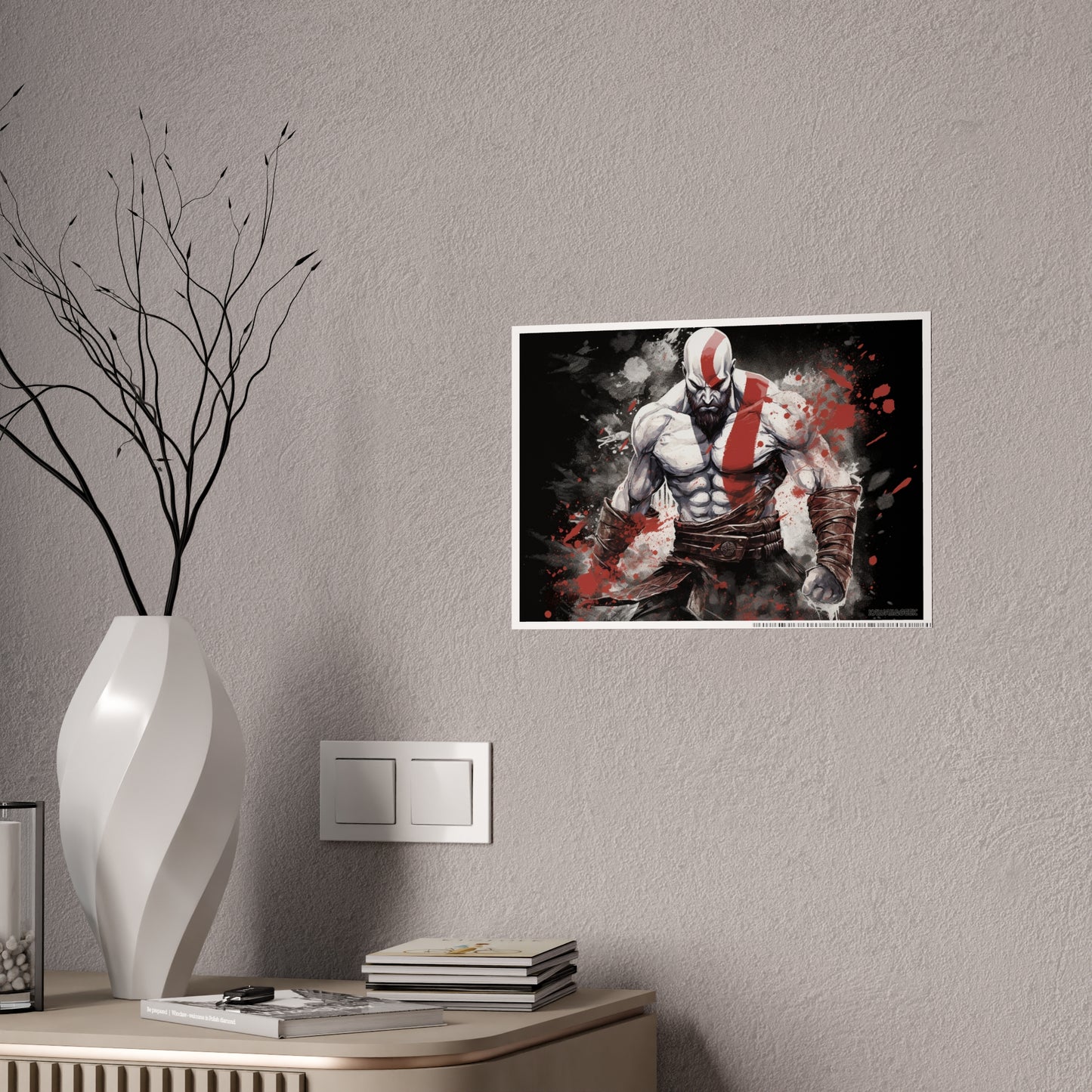 Kratos Poster - Embrace the Power and Artistry of the God of War