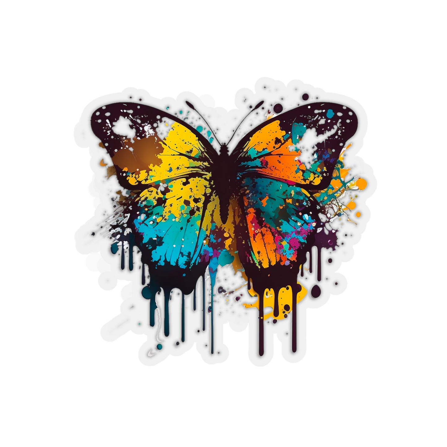 Watercolor Butterfly Sticker - Add Some Beautiful and Unique Style to Your Tech