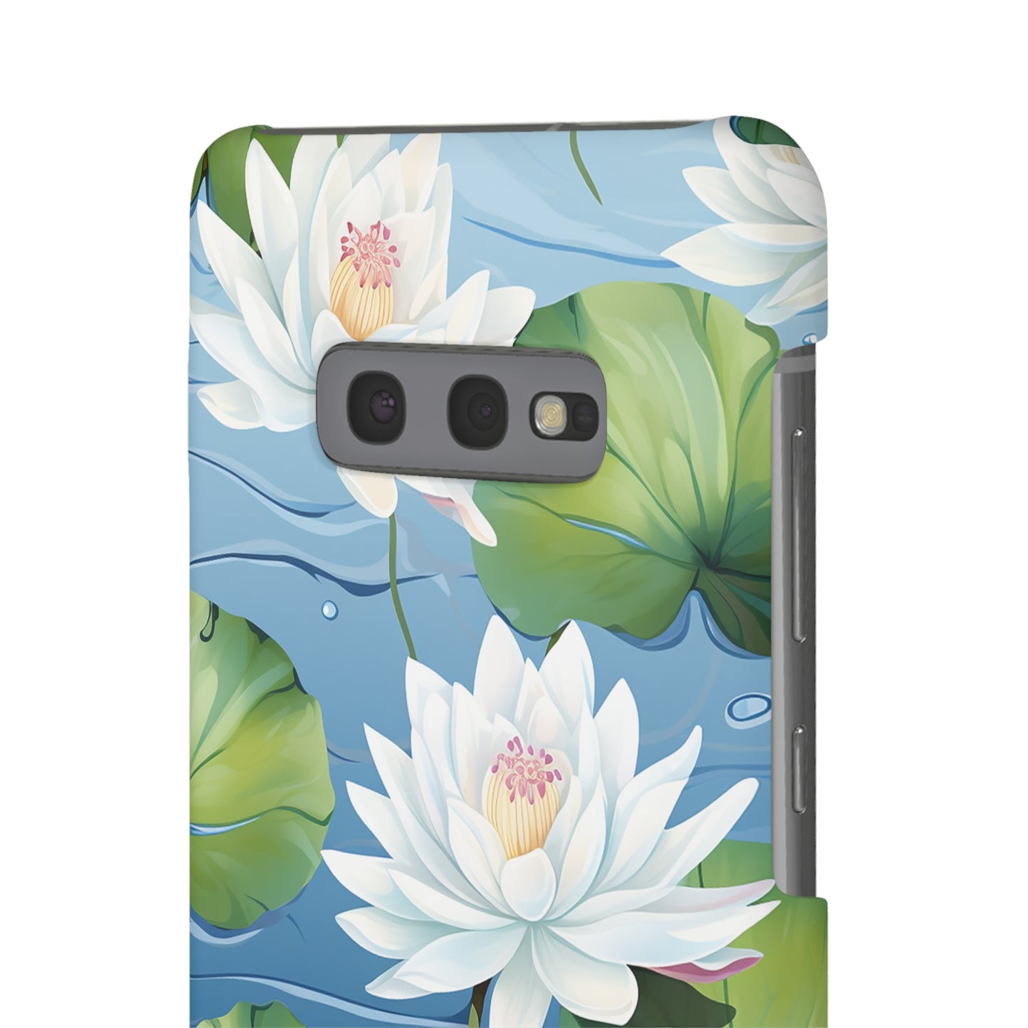Elegant Water Lilies: Premium Phone Case
