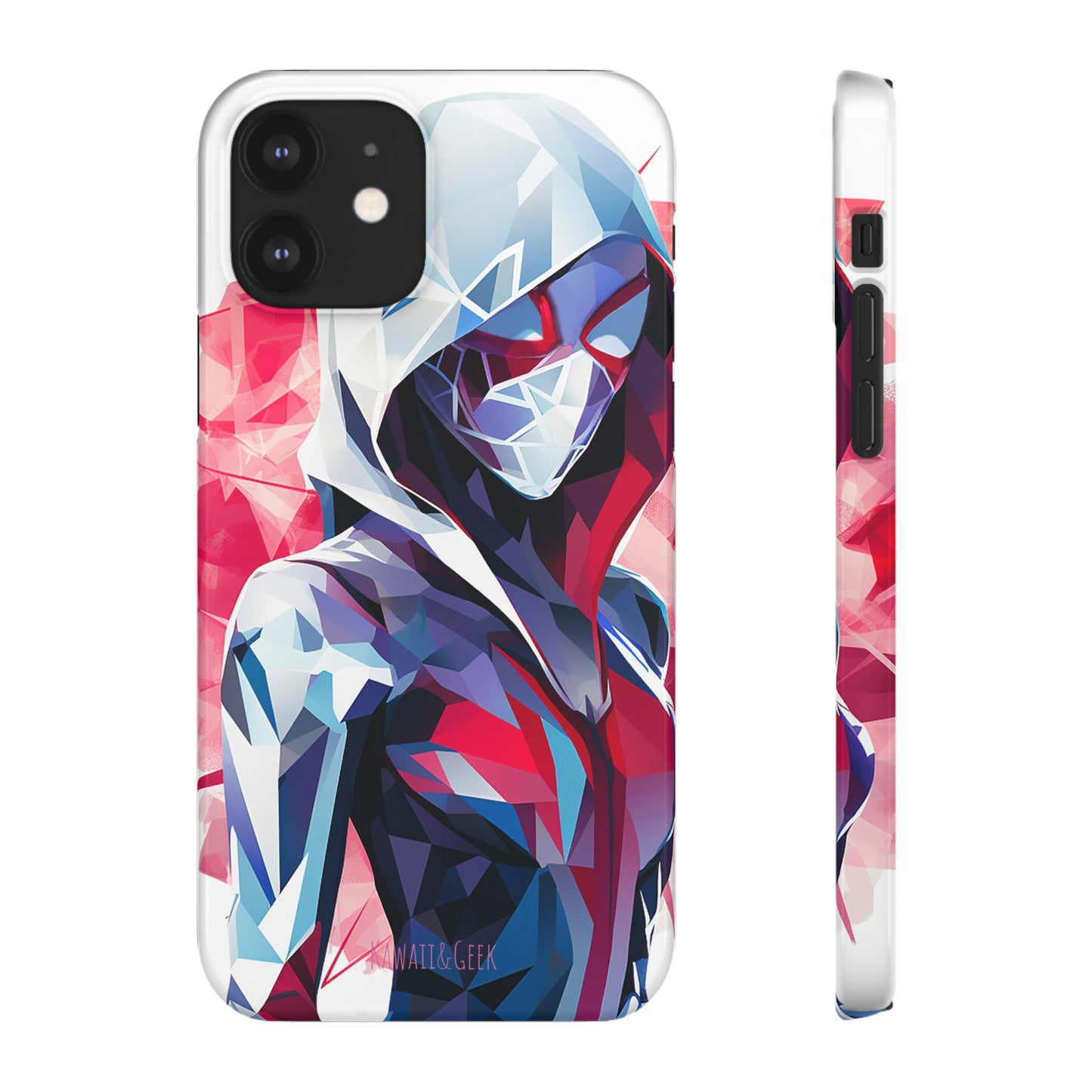 Spider Gwen Stacy Phone Case - Add Some Geometric and Heroic Style to Your Phone - Miles Morales