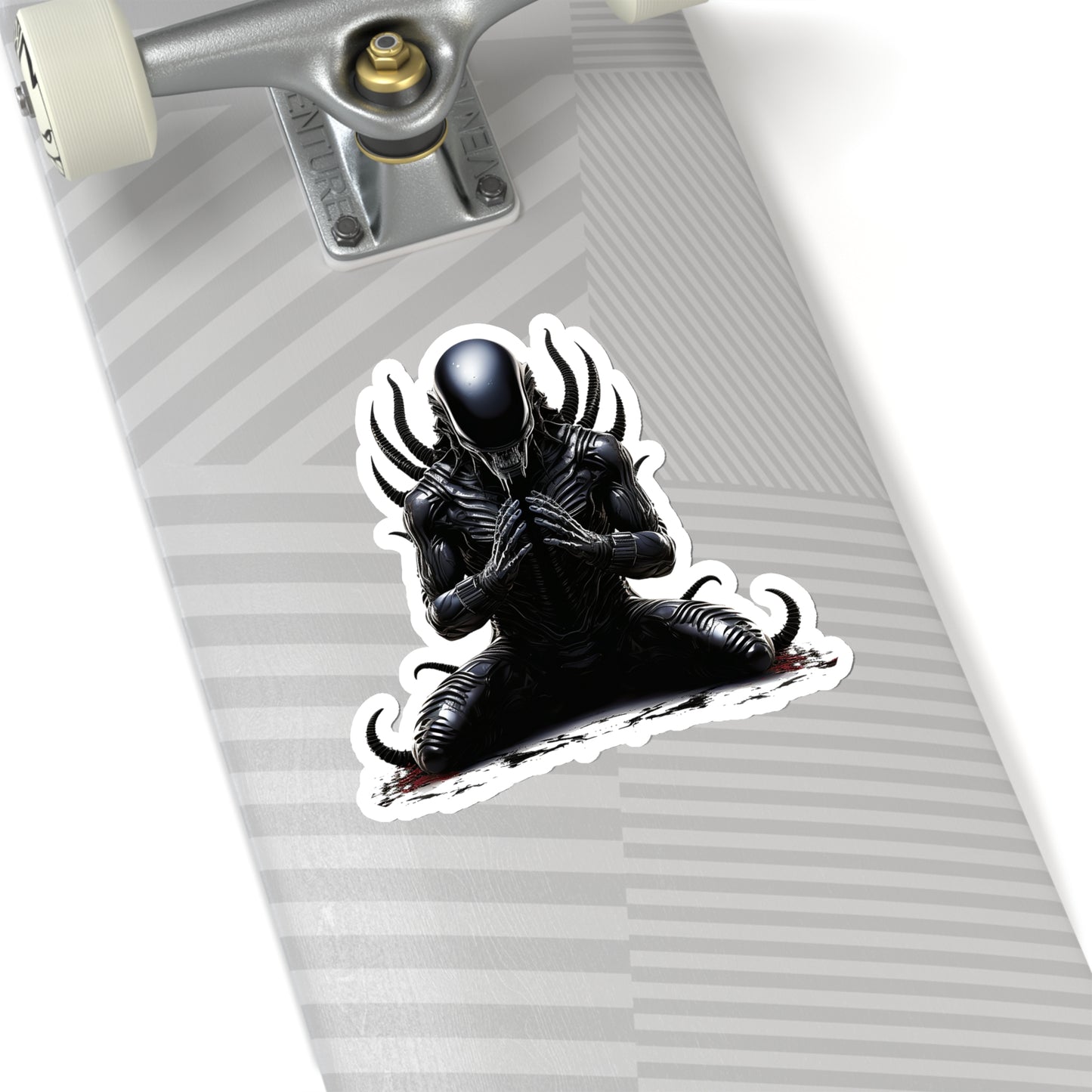 Zen Alien Xenomorph sticker - Premium Halloween Sticker