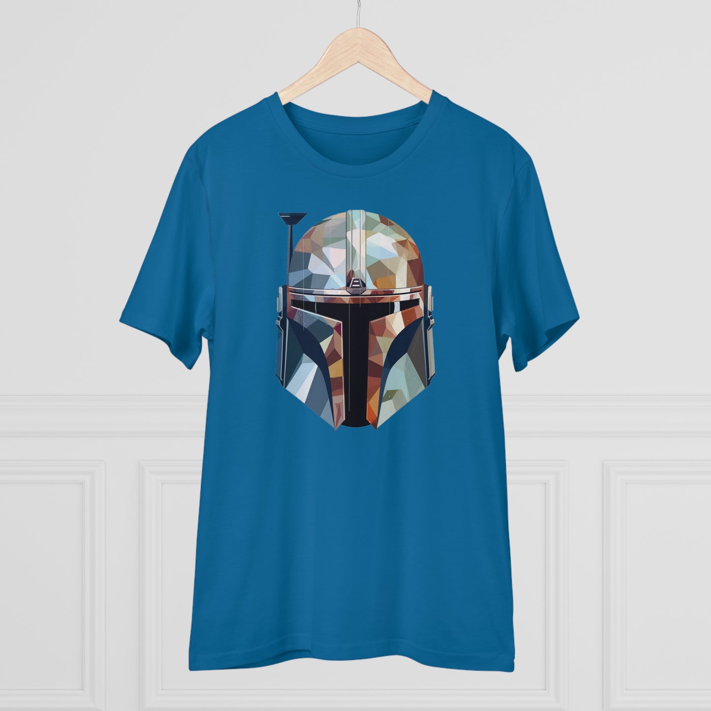 The Mandalorian Polygonal T-Shirt - Embrace Interstellar Adventure - Star Wars