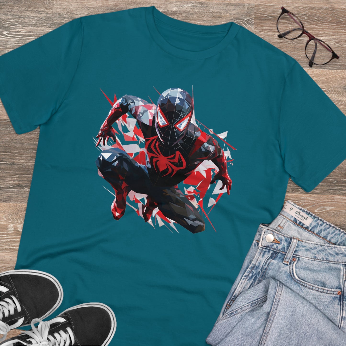 Miles Morales Polygonal T-Shirt - Embrace the Ultimate Style