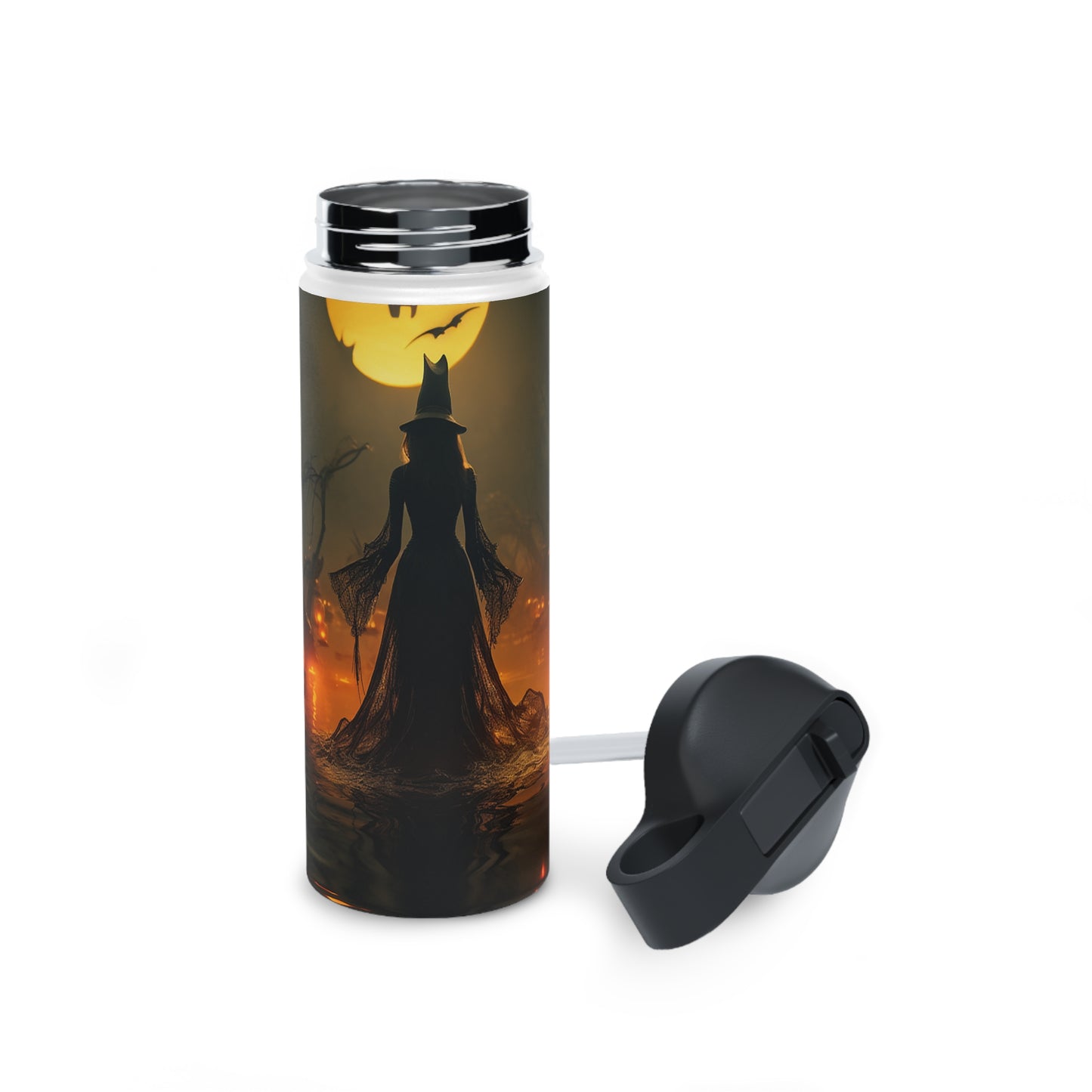 Mysterious Witch Water Bottle: Hauntingly Hydrating - Halloween Collection