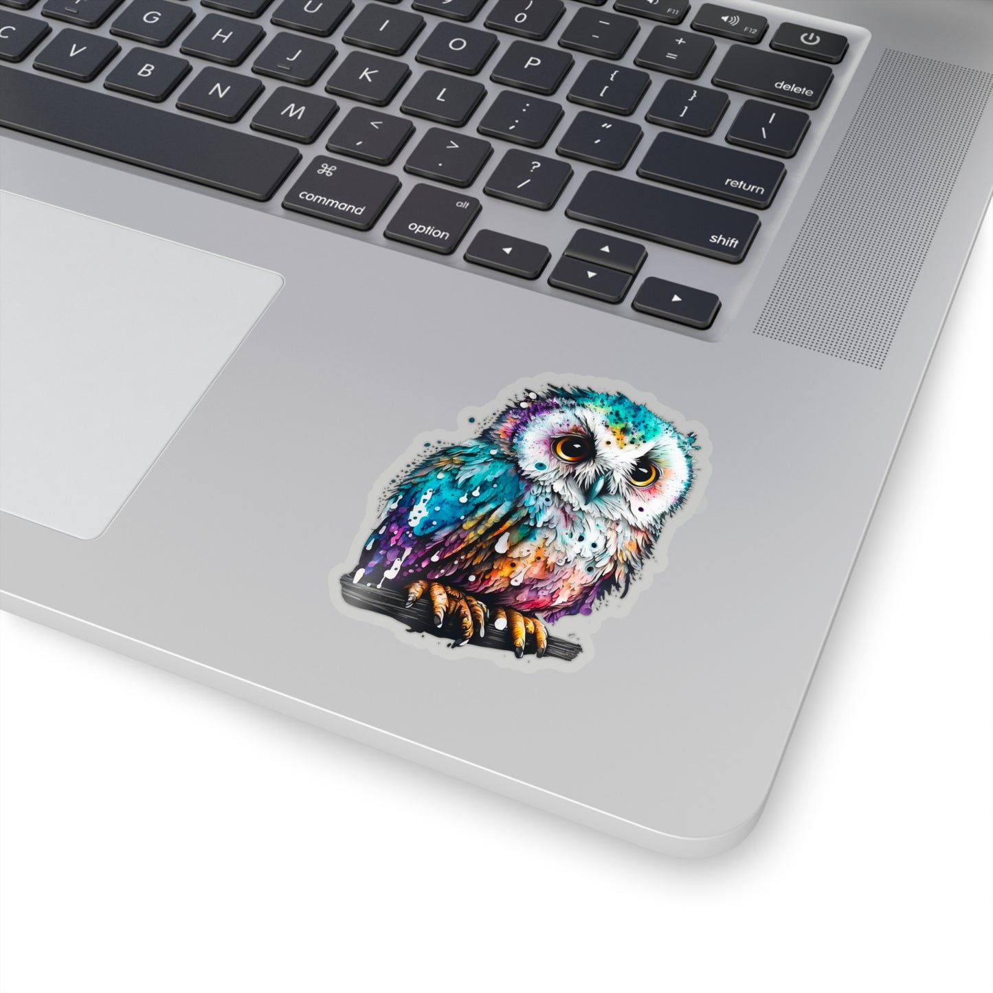 White Owl Sticker - Add Some Adorable and Unique Style to Your Tech