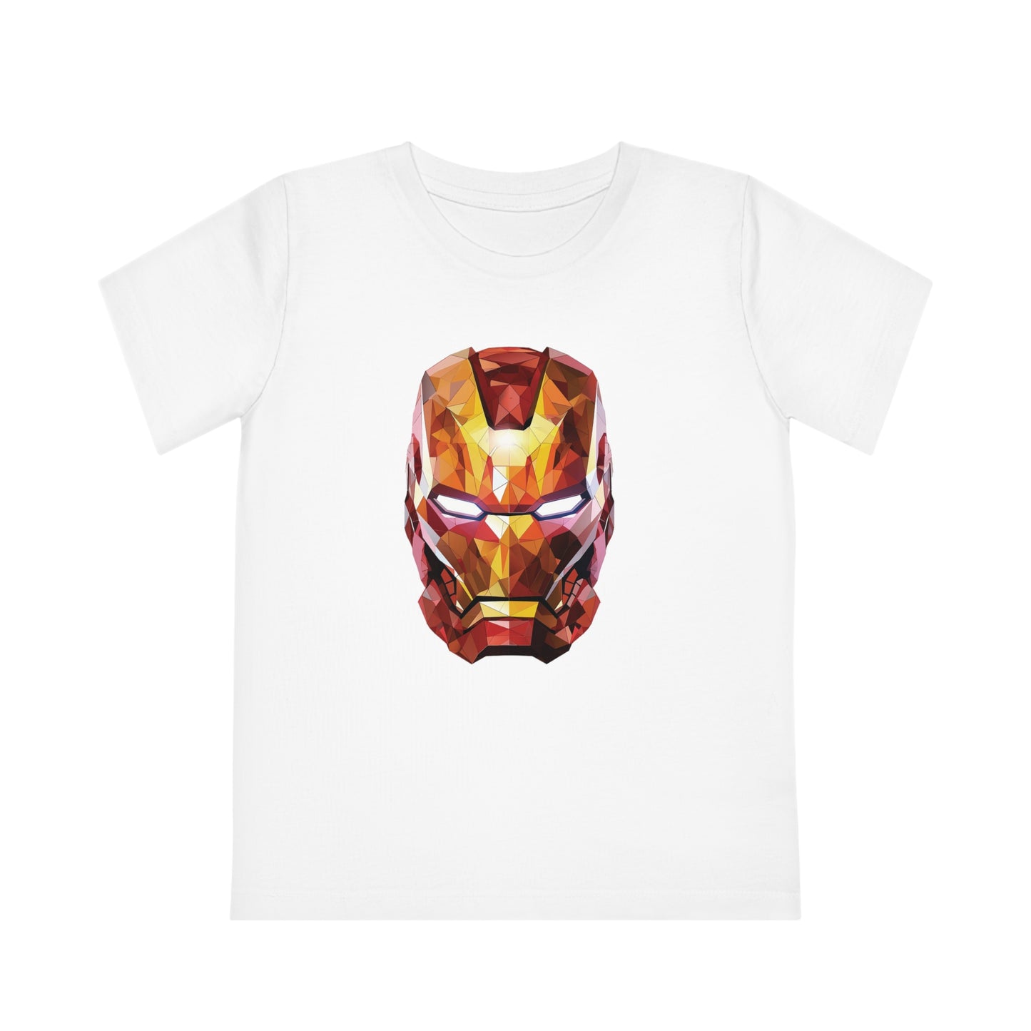 Iron Man Polygonal Kids T-Shirt - Embrace Heroic Style