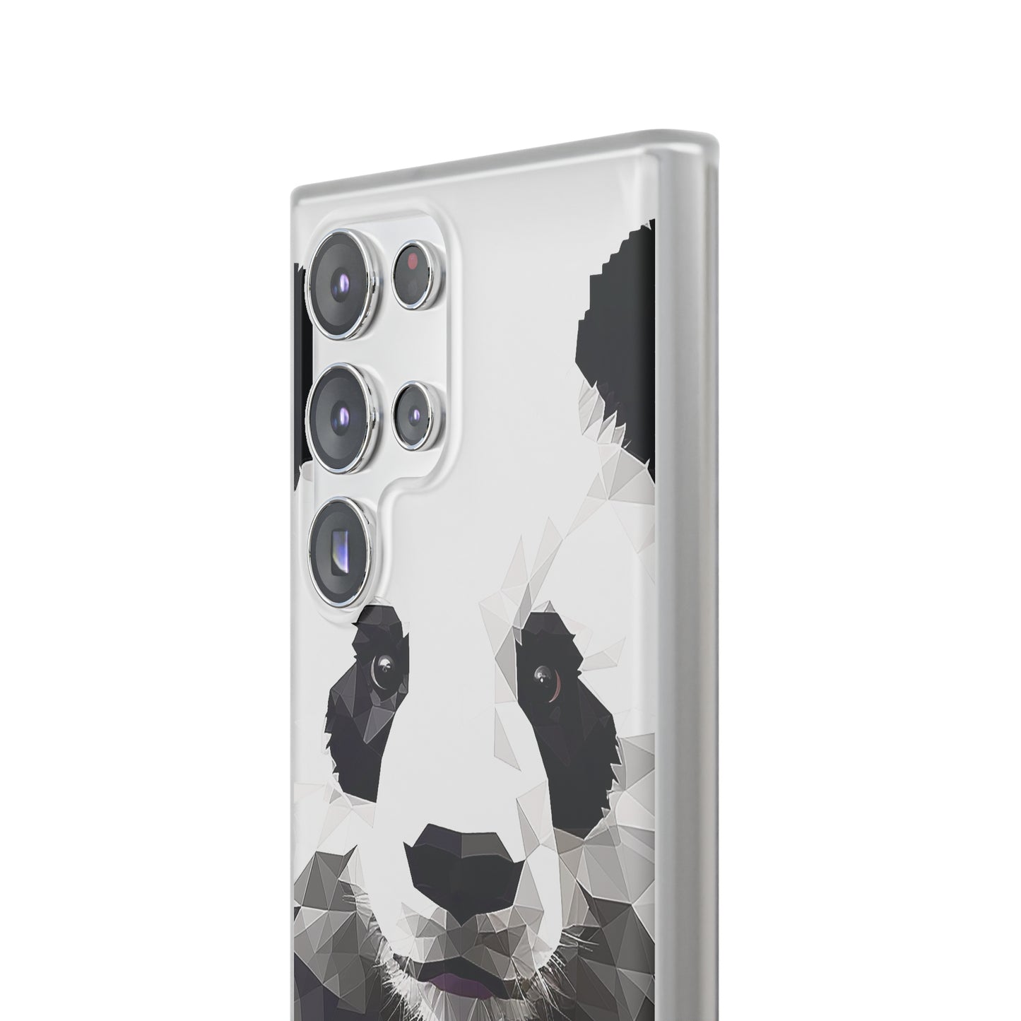 Cute Polygonal Panda Flexi phone Case - Protect Your Phone with Some Unique and Adorable Style