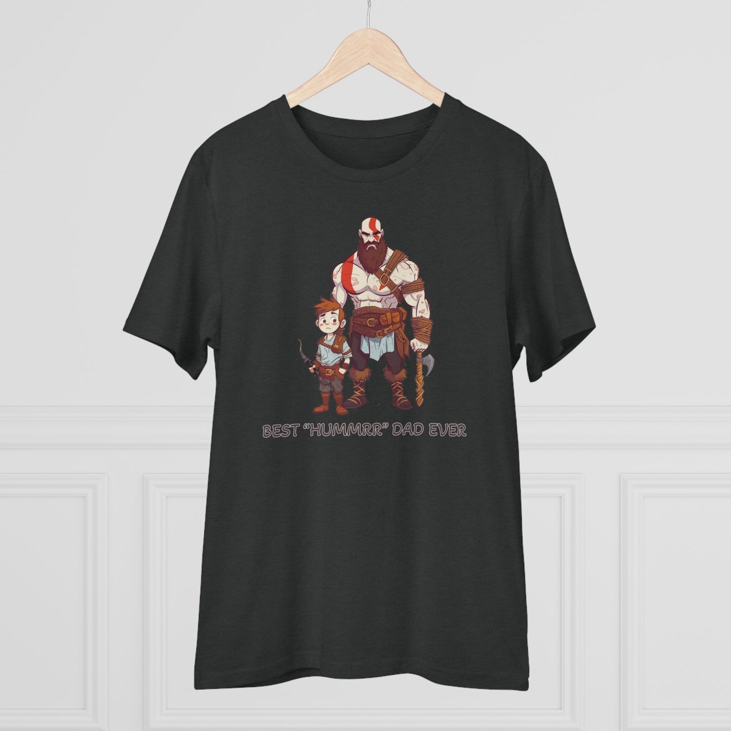 Kratos - God of War T-Shirt - BEST Hummrr Dad Ever - Celebrate Father's Day with Playful Style