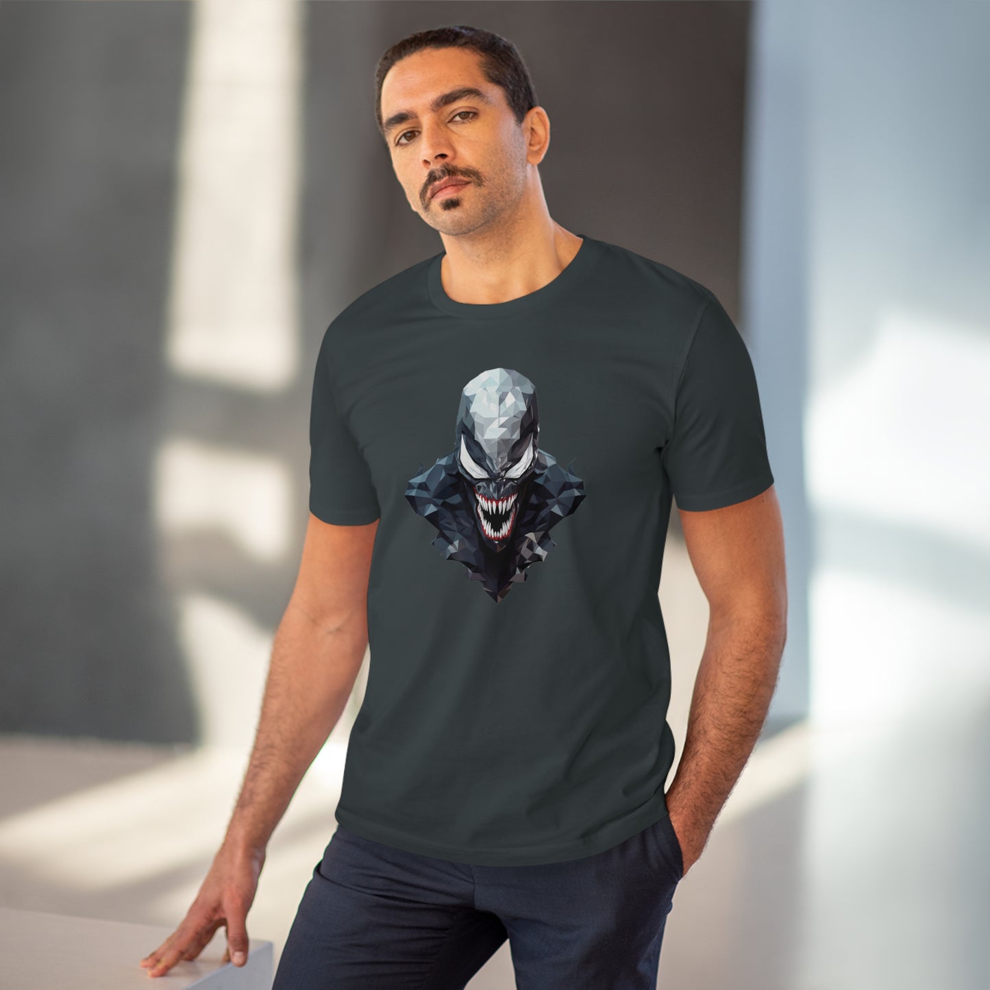 Venom Polygonal T-Shirt - Unleash the Symbiote Power