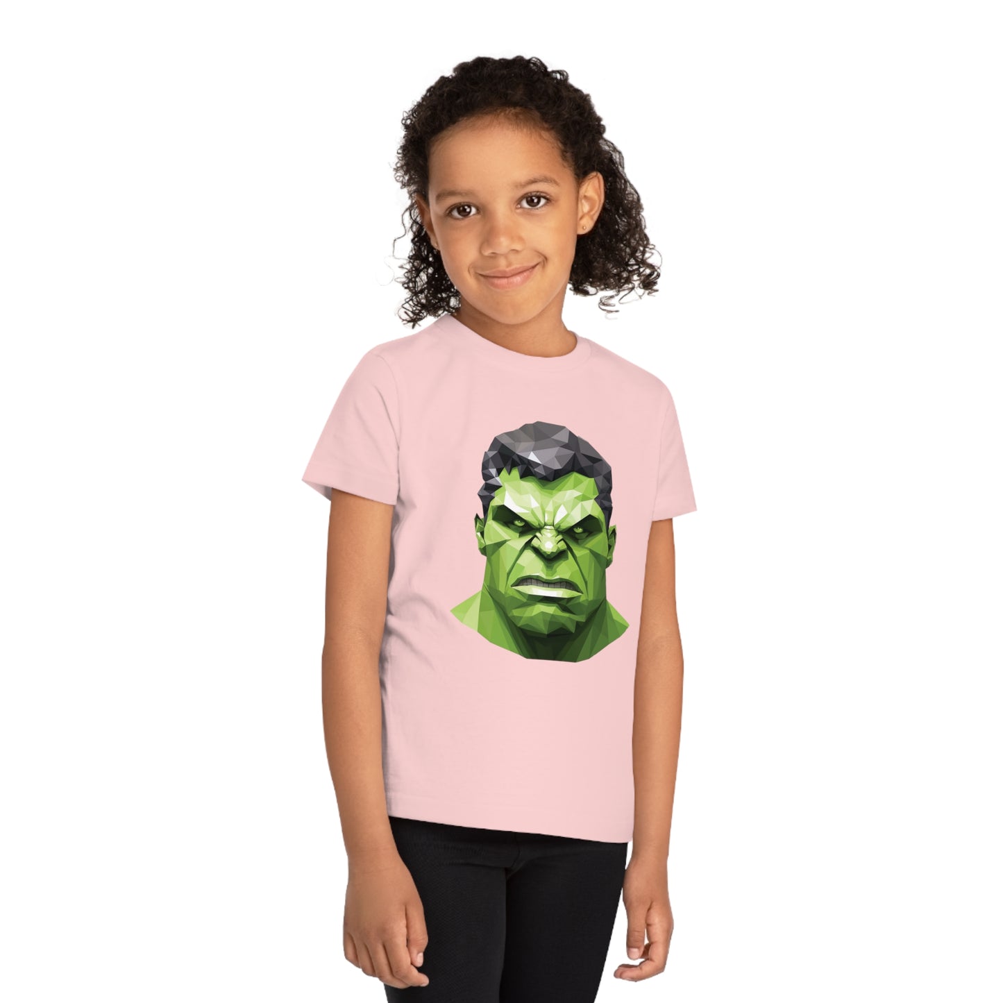 Hulk Polygonal Kids T-Shirt - Embrace Incredible Energy